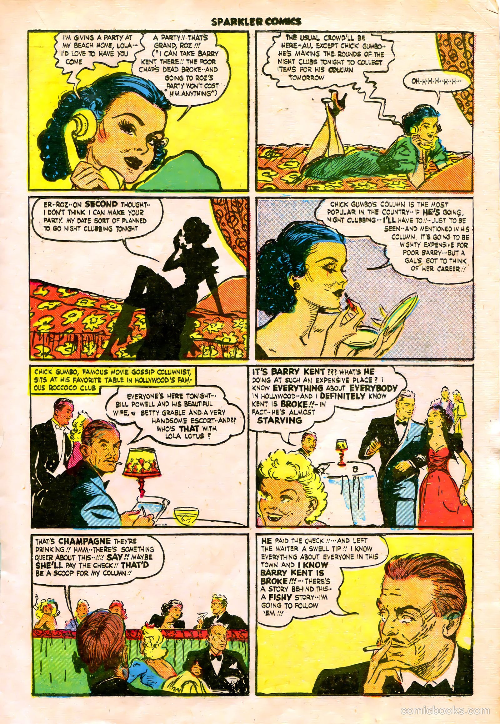 Sparkler Comics #43 (1948) — page 17 of 41