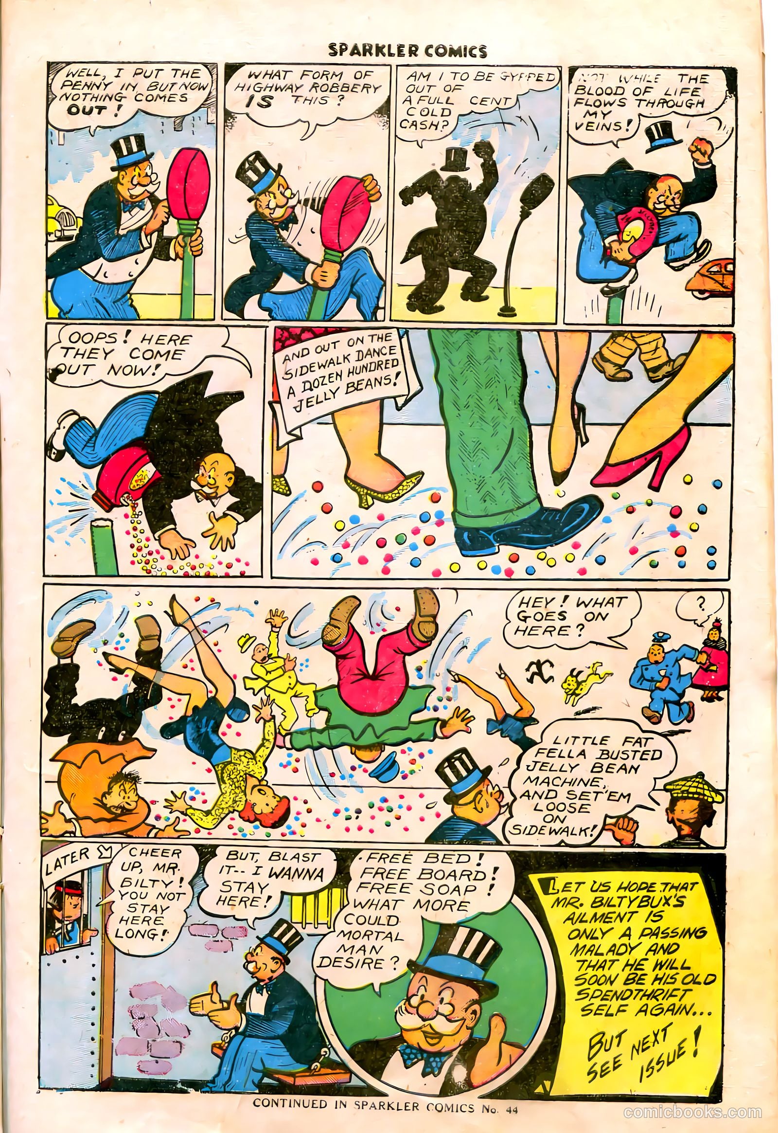 Sparkler Comics #43 (1948) — page 33 of 41