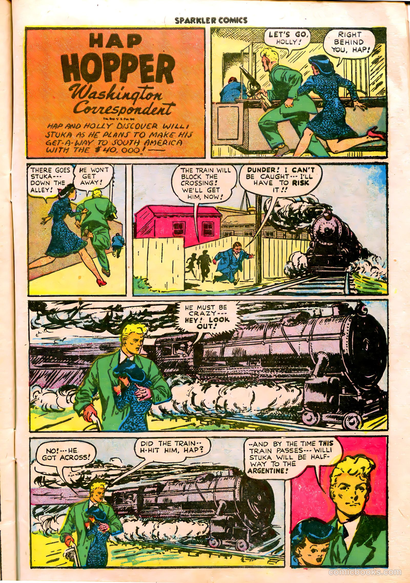 Sparkler Comics #43 (1948) — page 34 of 41