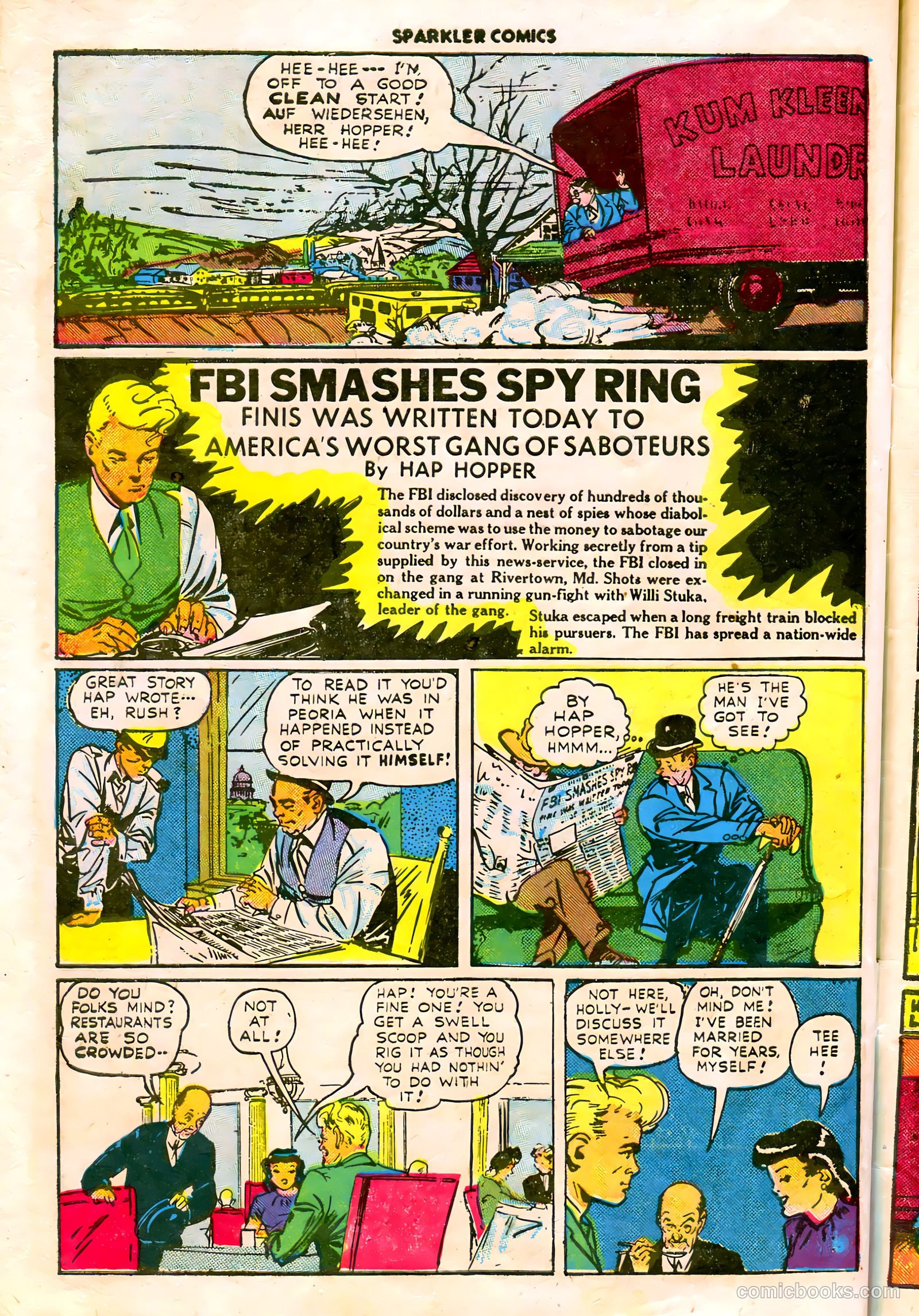 Sparkler Comics #43 (1948) — page 35 of 41