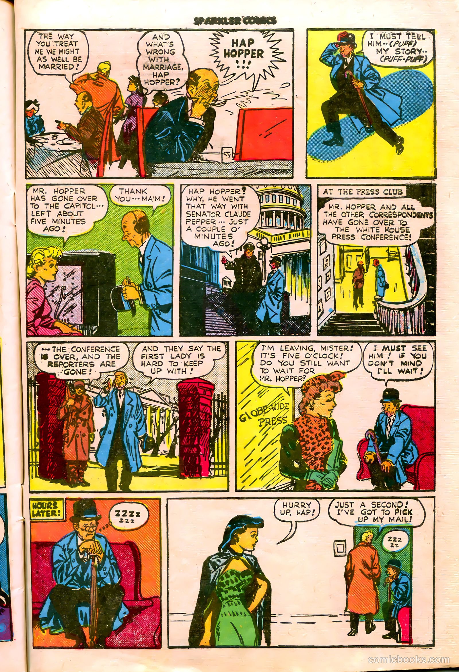 Sparkler Comics #43 (1948) — page 36 of 41