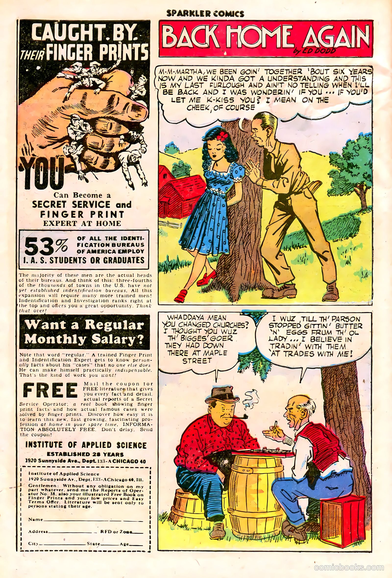 Sparkler Comics #44 (1948) — page 3 of 41
