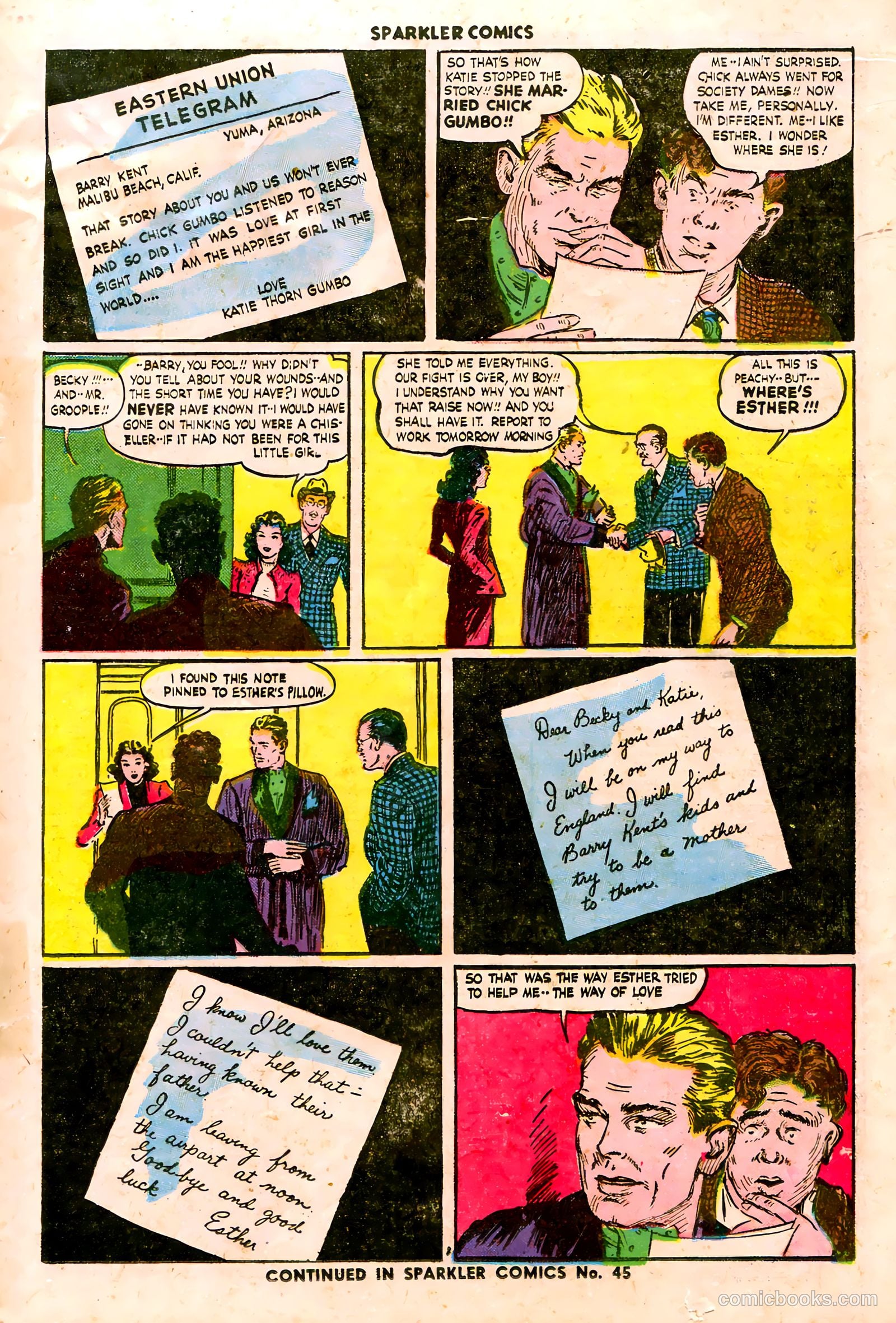 Sparkler Comics #44 (1948) — page 14 of 41