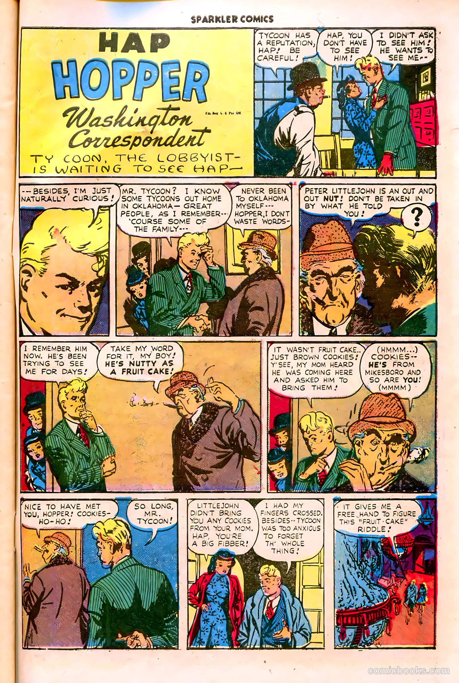 Sparkler Comics #44 (1948) — page 34 of 41