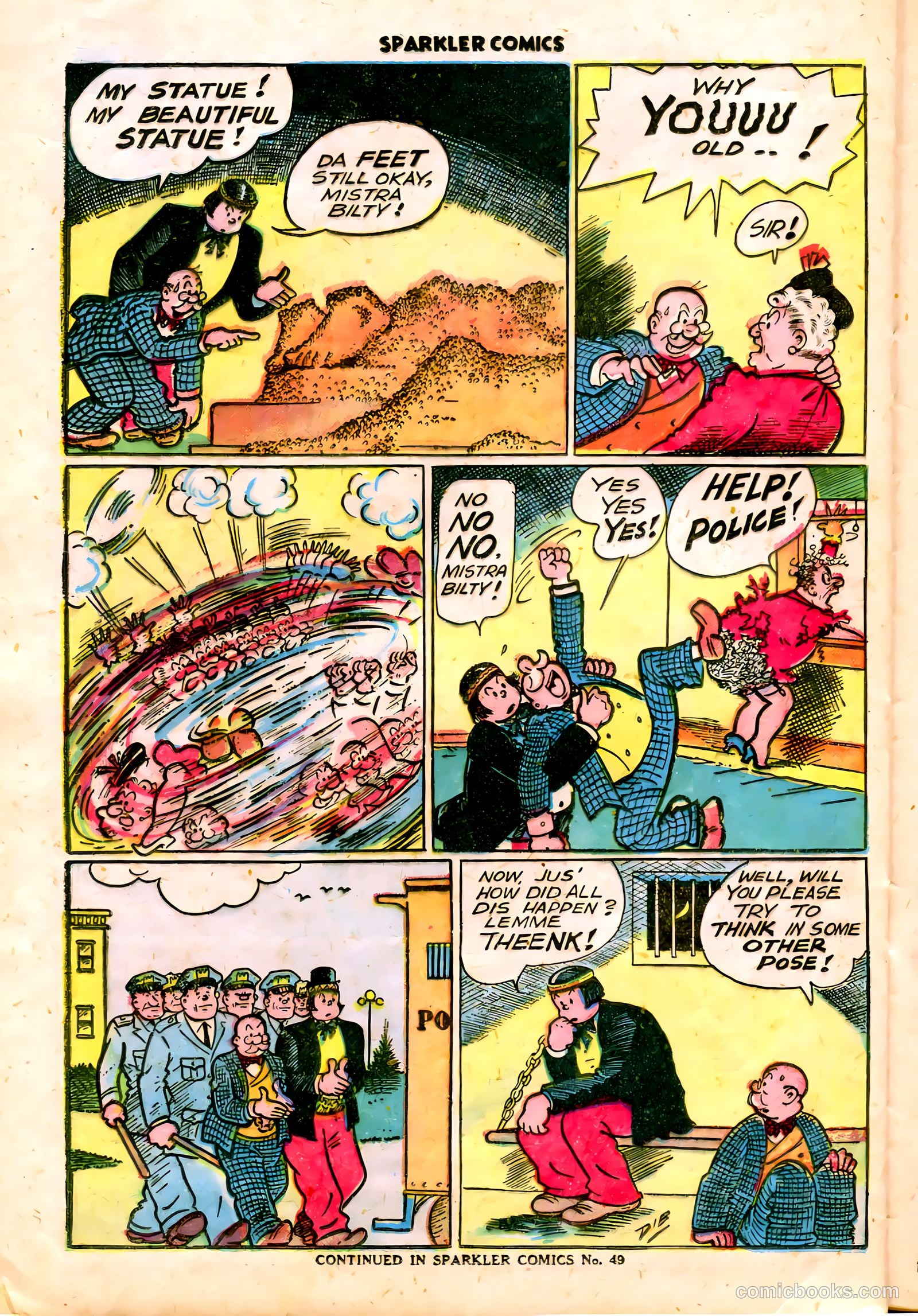 Sparkler Comics #48 (1948) — page 19 of 26
