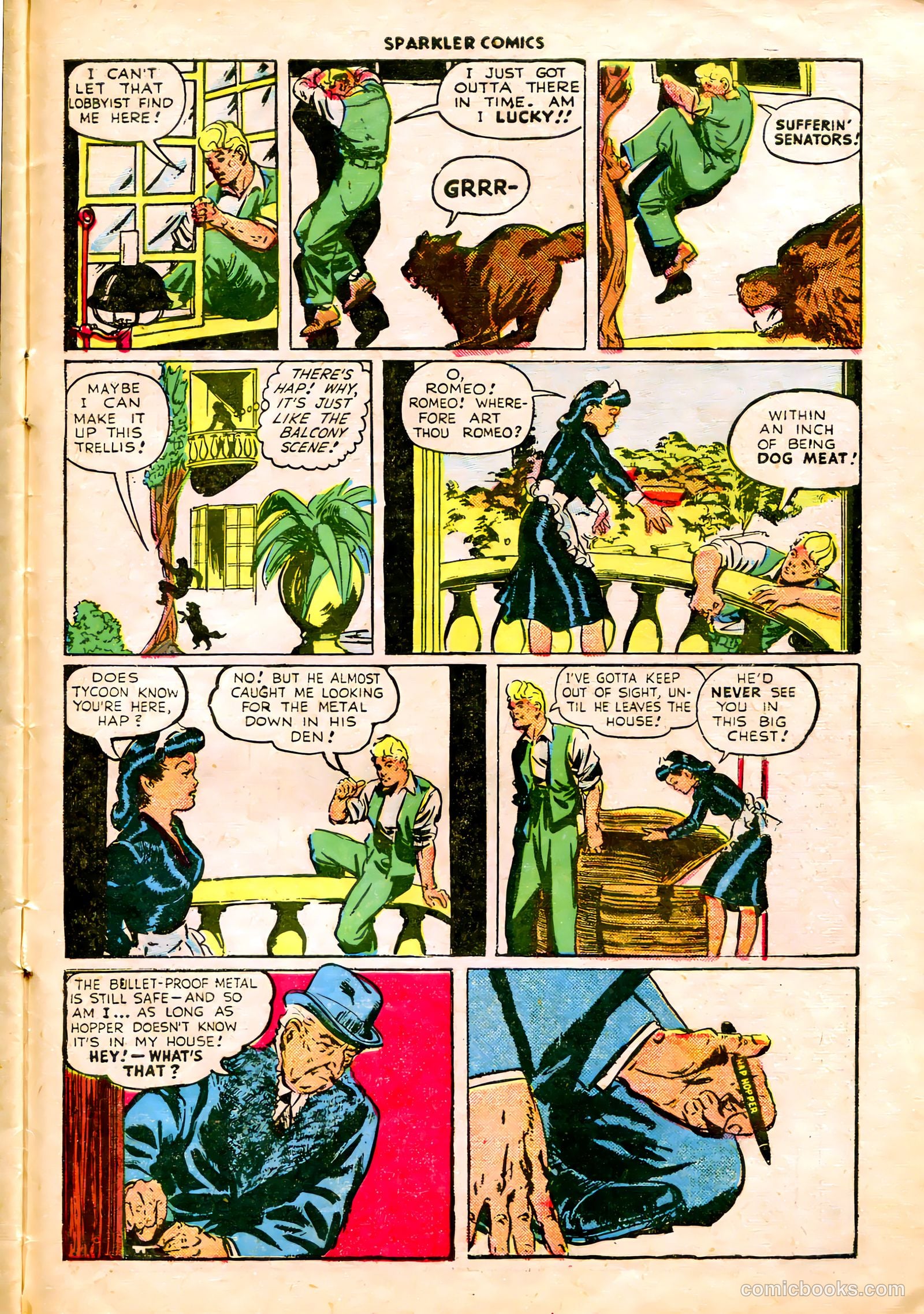 Sparkler Comics #48 (1948) — page 21 of 26