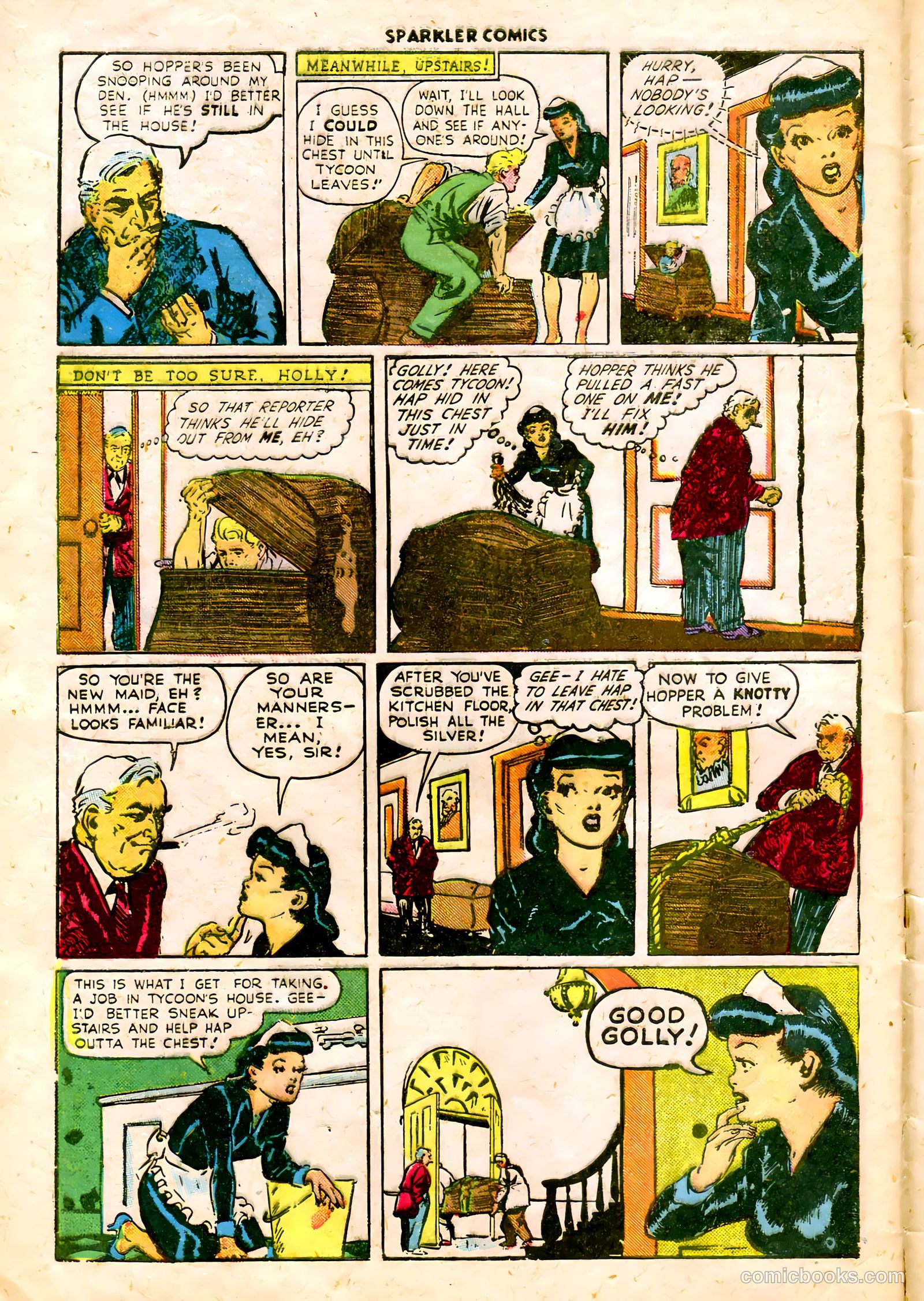 Sparkler Comics #48 (1948) — page 22 of 26