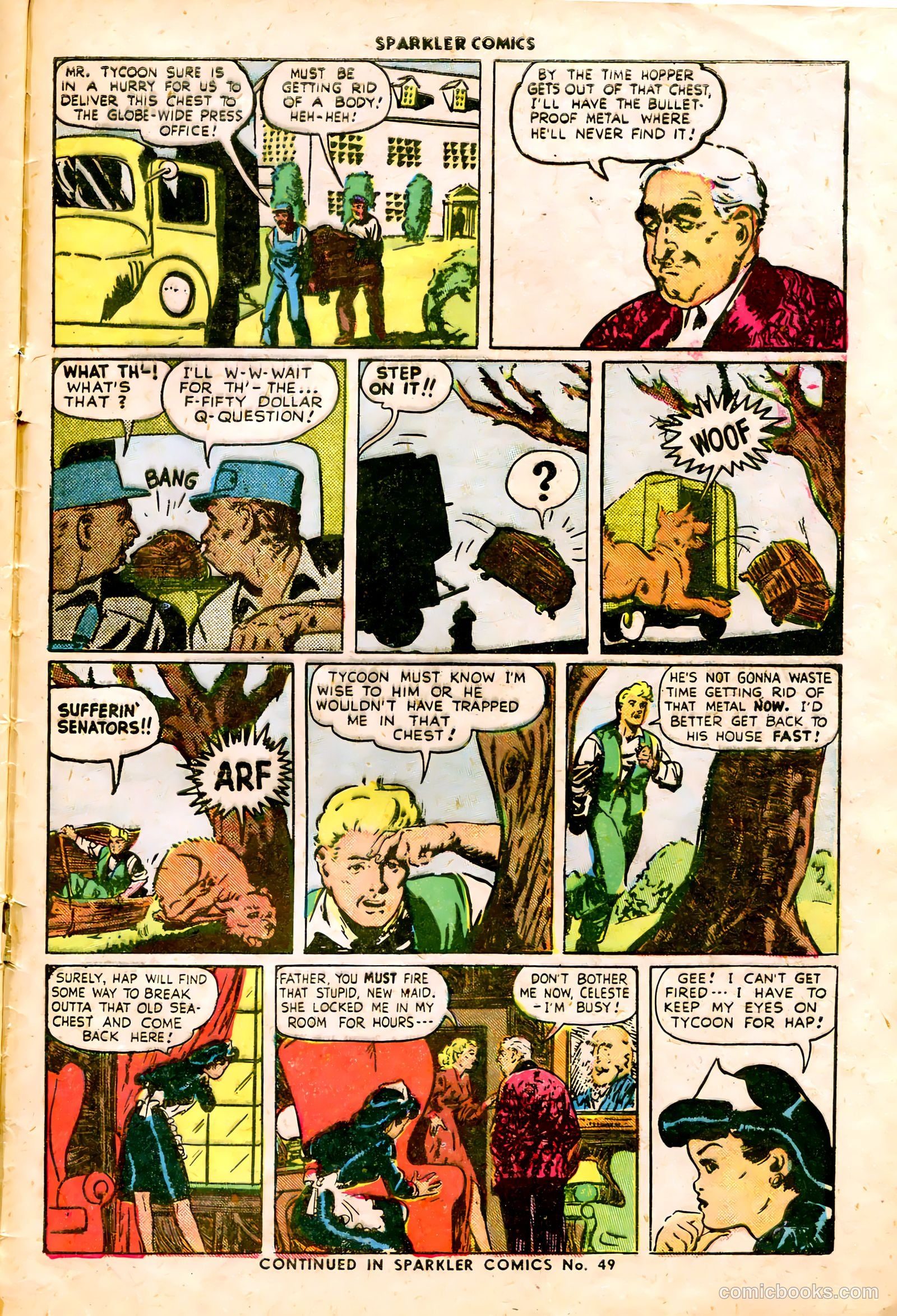 Sparkler Comics #48 (1948) — page 23 of 26