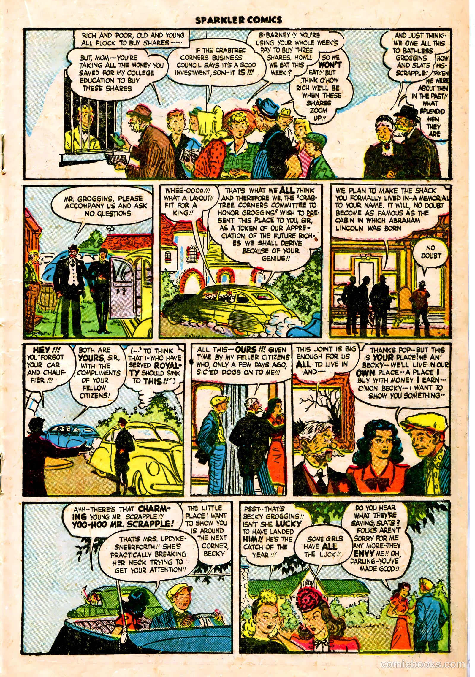Sparkler Comics #52 (1948) — page 18 of 41