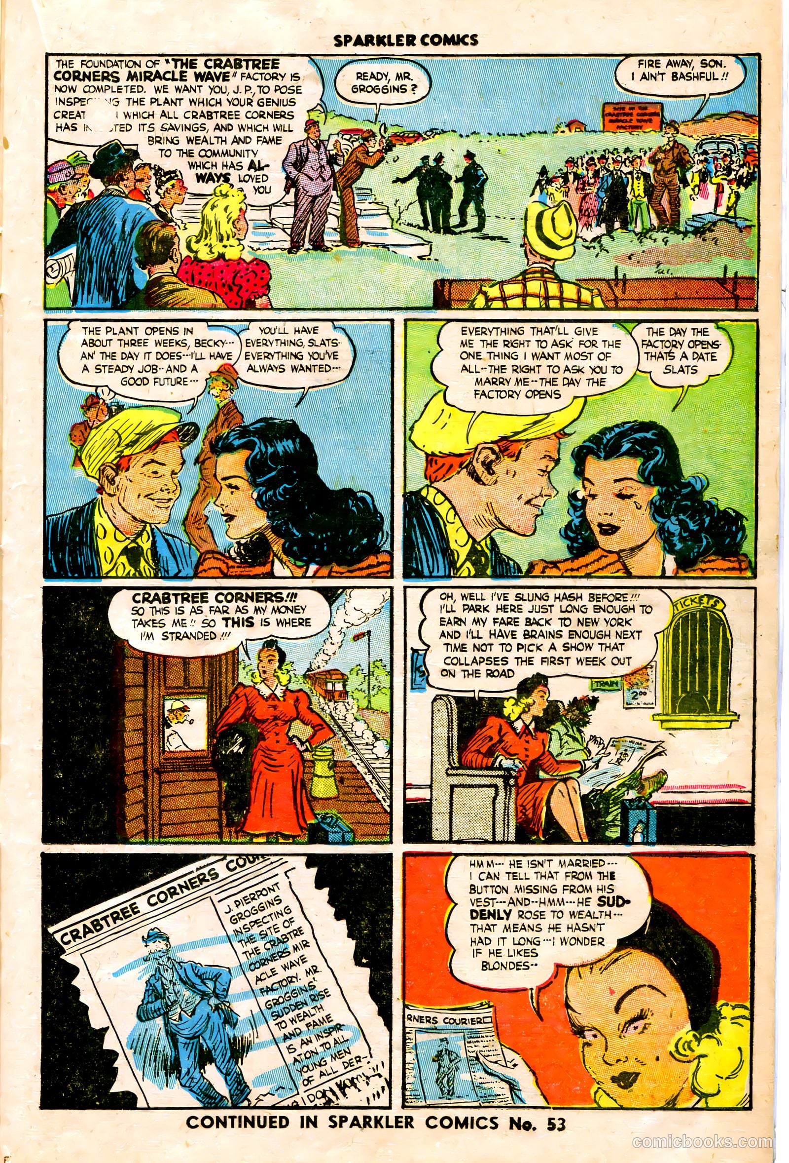 Sparkler Comics #52 (1948) — page 22 of 41