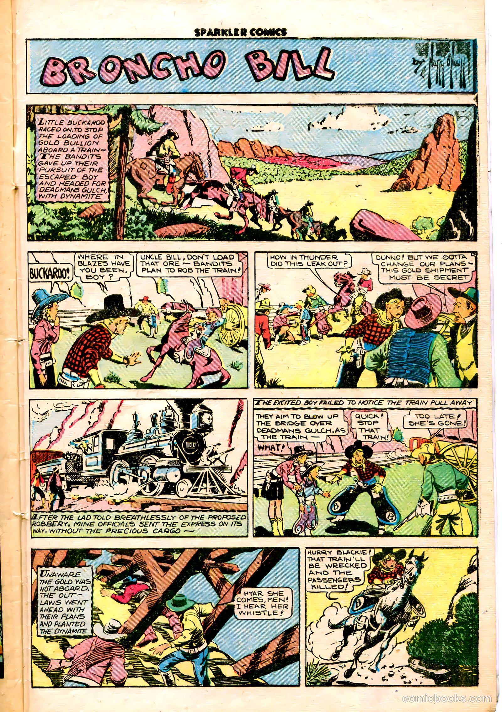 Sparkler Comics #52 (1948) — page 34 of 41