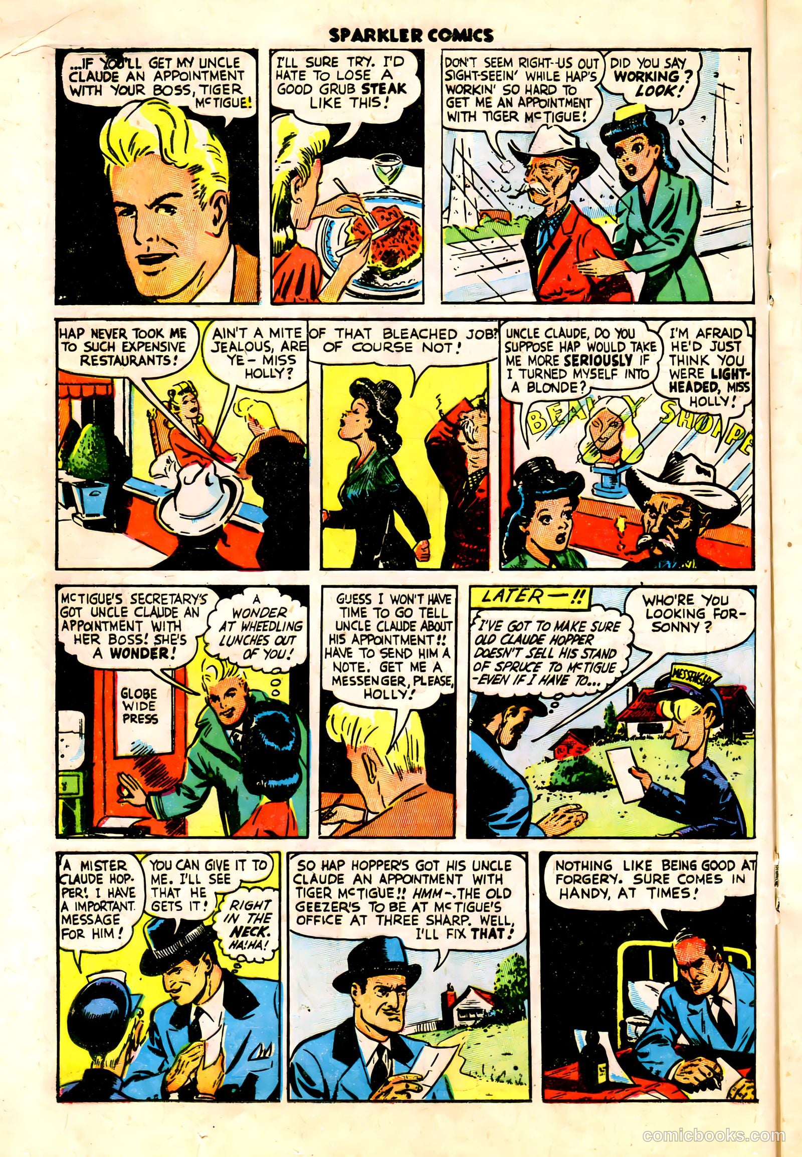 Sparkler Comics #55 (1948) — page 13 of 41