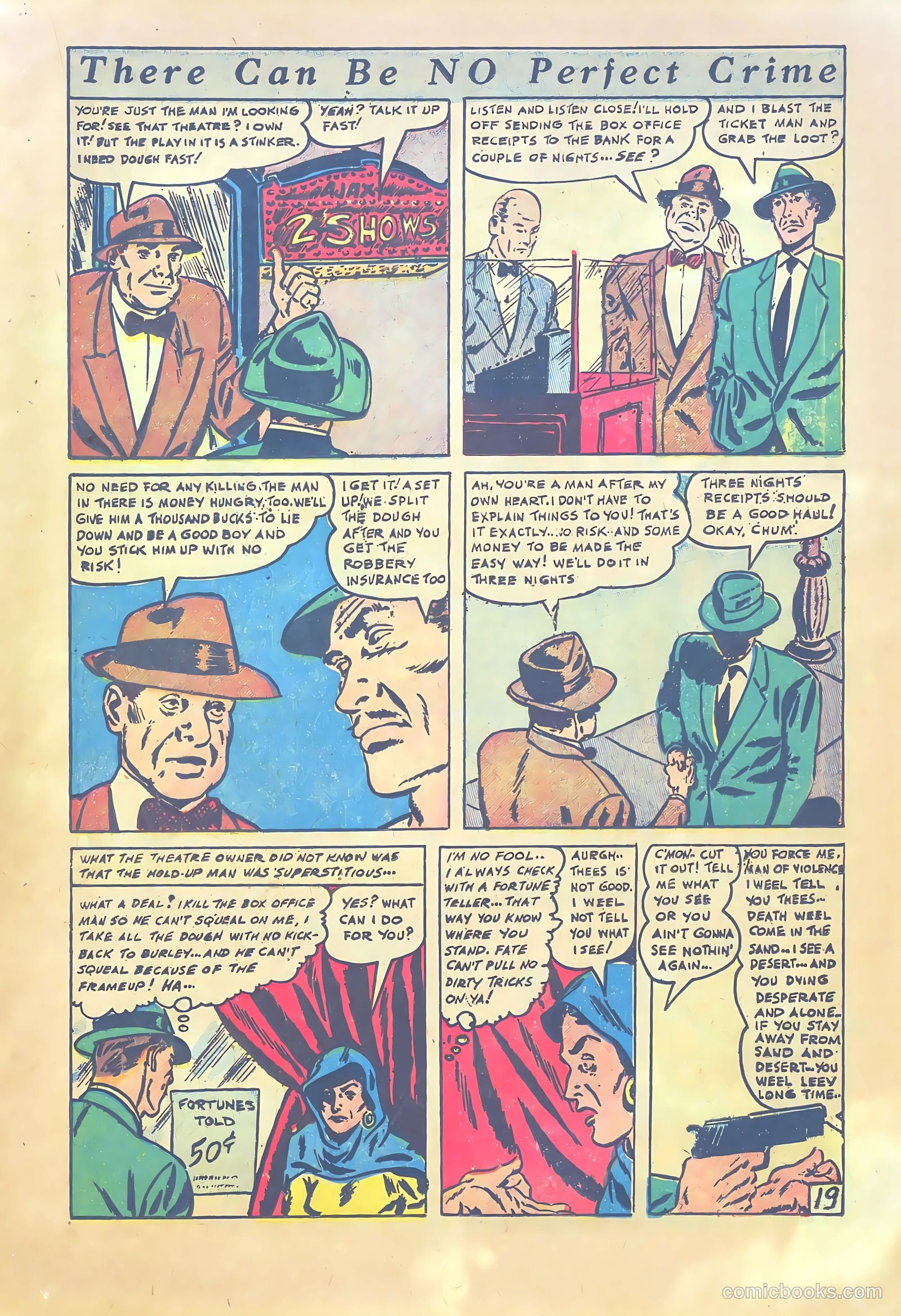 The Perfect Crime #6 (1951) — page 19 of 52