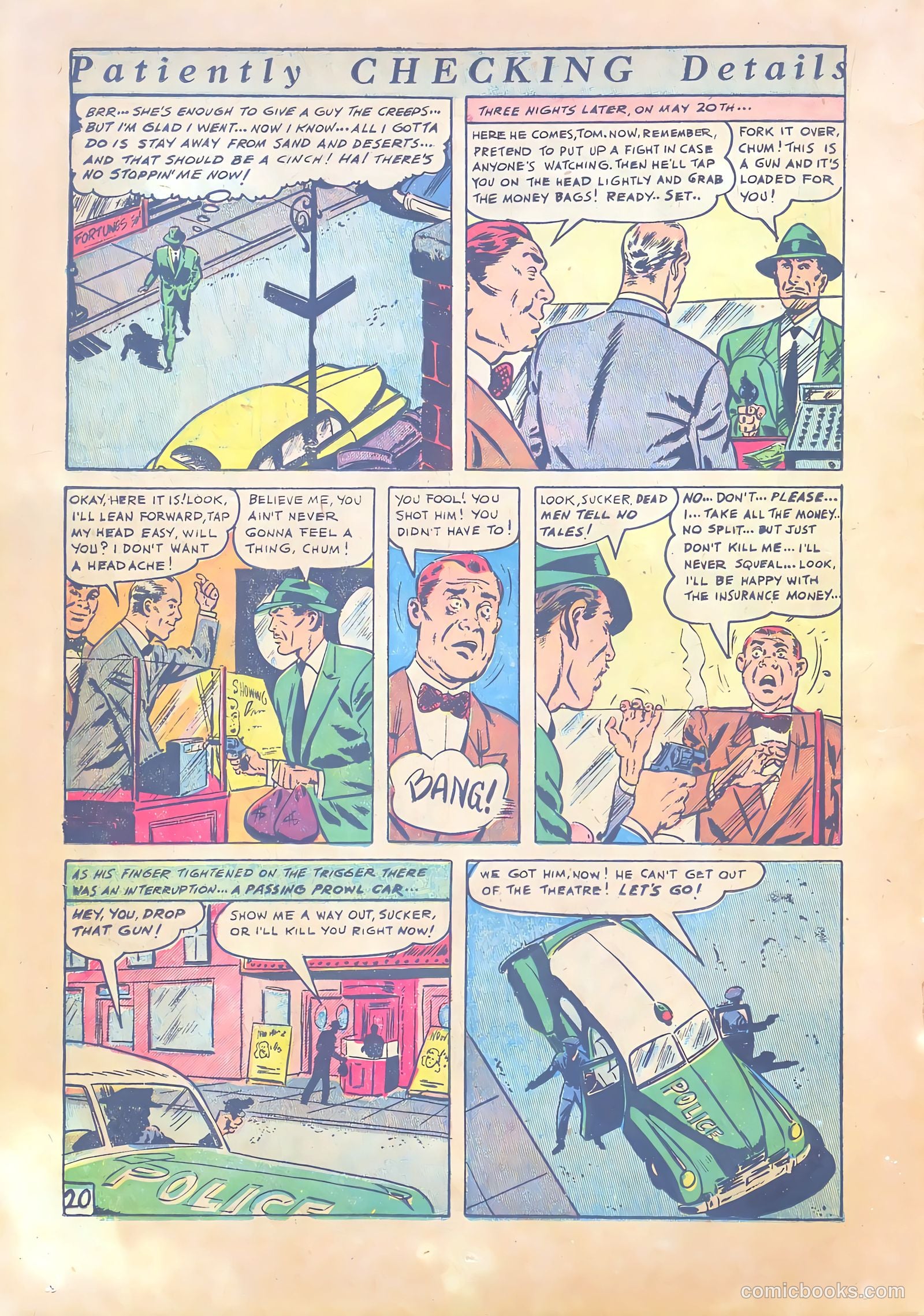 The Perfect Crime #6 (1951) — page 20 of 52