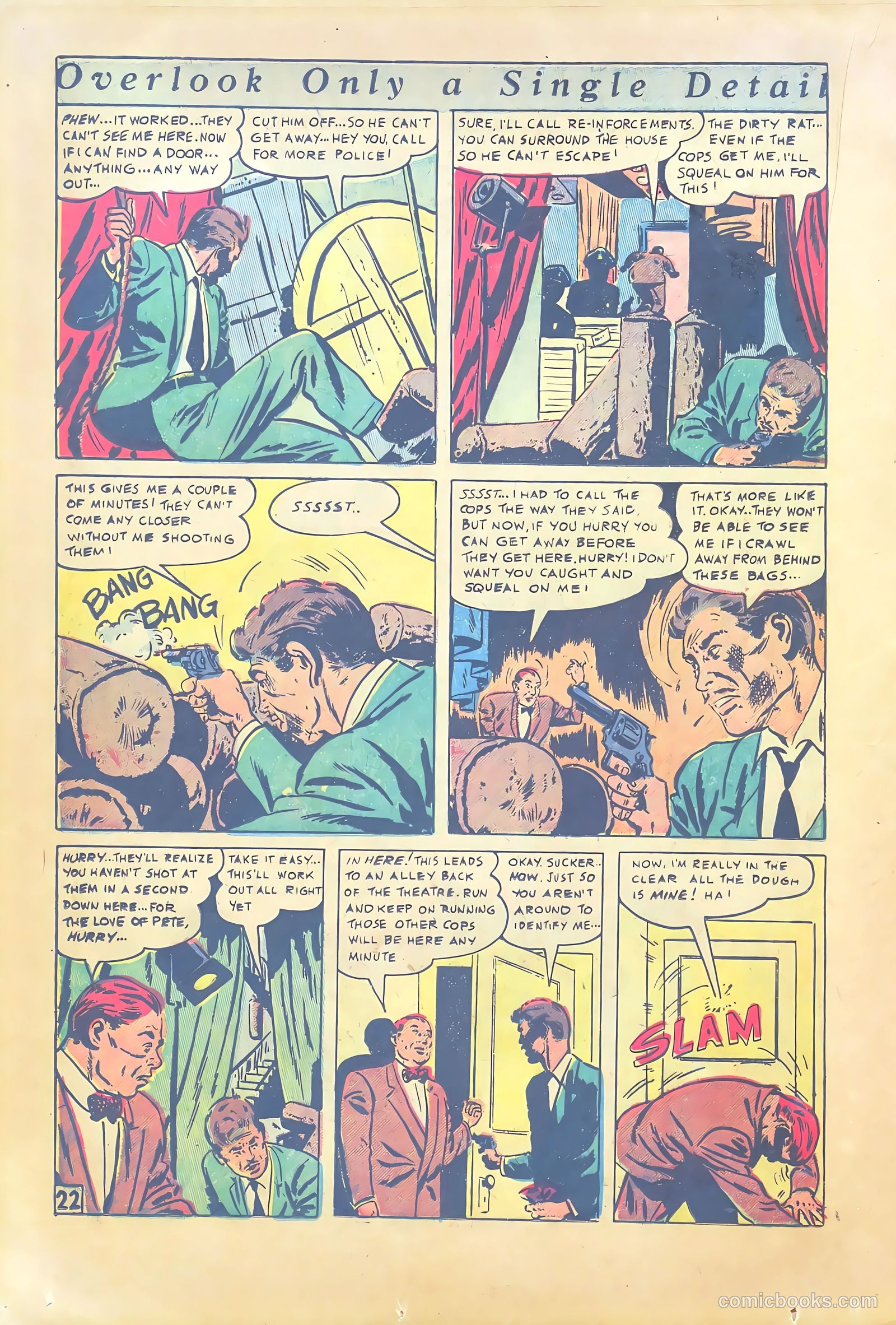 The Perfect Crime #6 (1951) — page 22 of 52