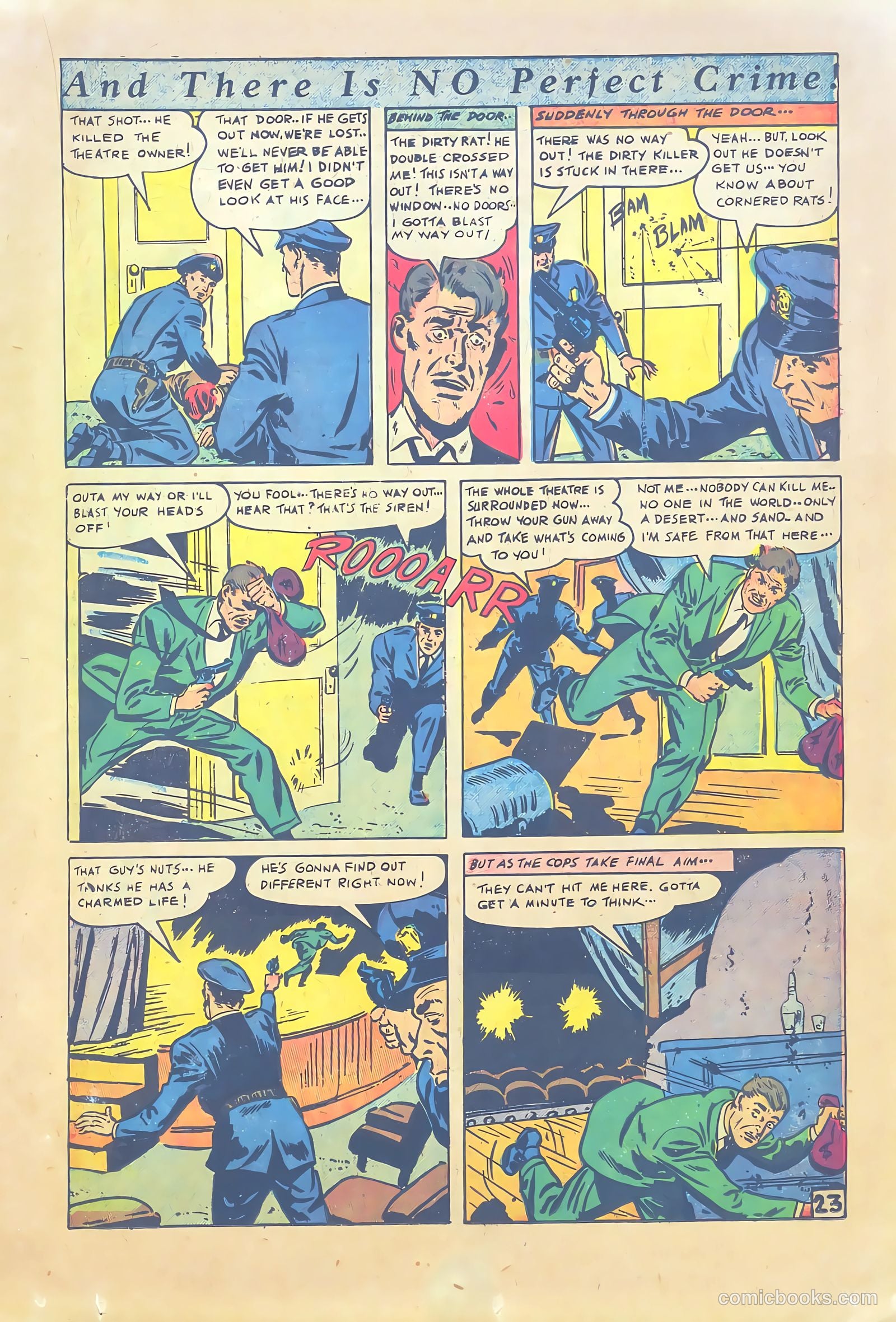 The Perfect Crime #6 (1951) — page 23 of 52