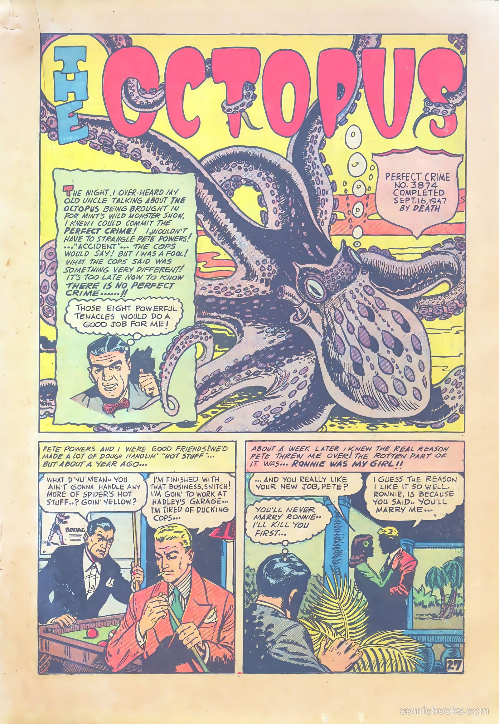 The Perfect Crime #6 (1951) — page 27 of 52