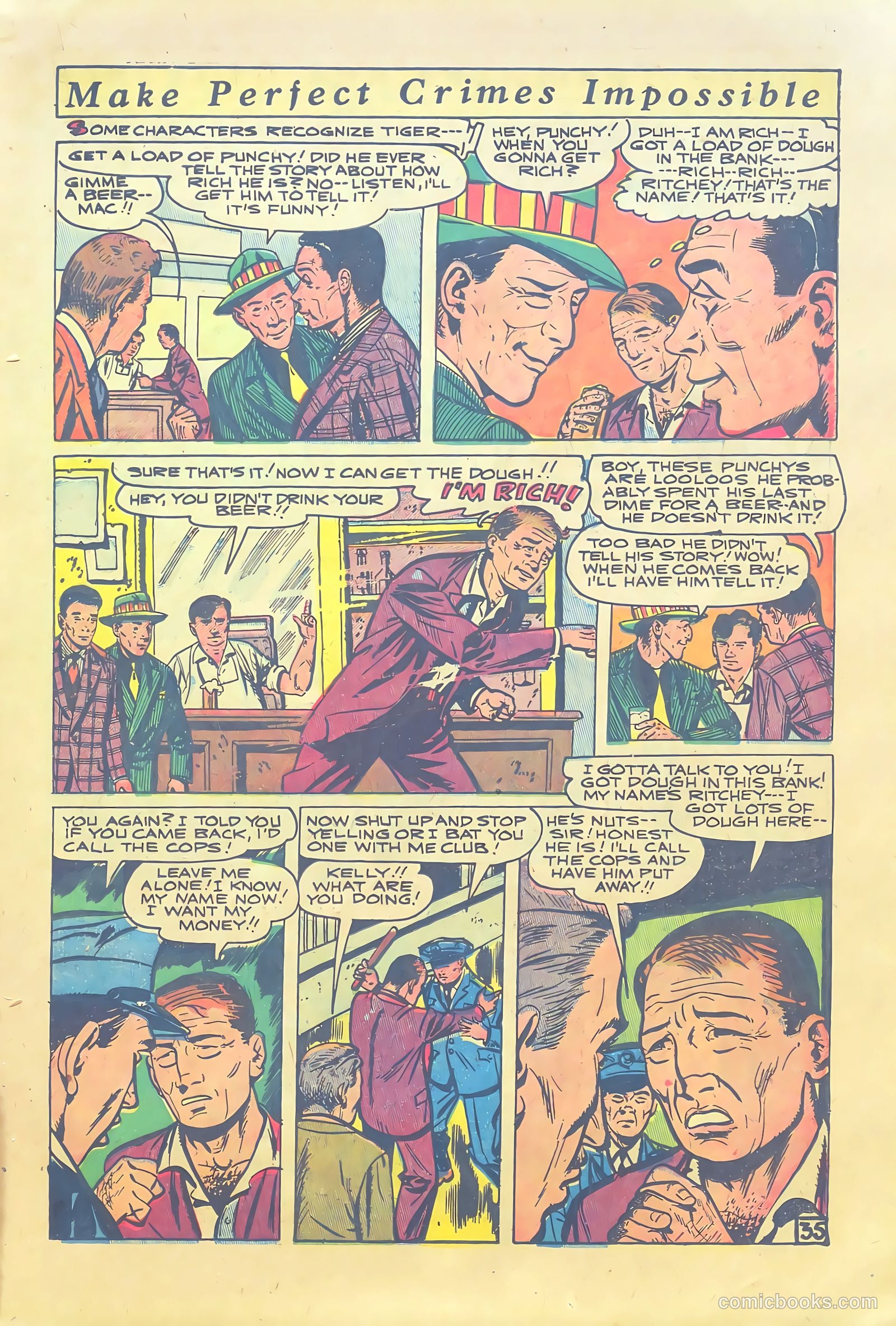 The Perfect Crime #6 (1951) — page 35 of 52