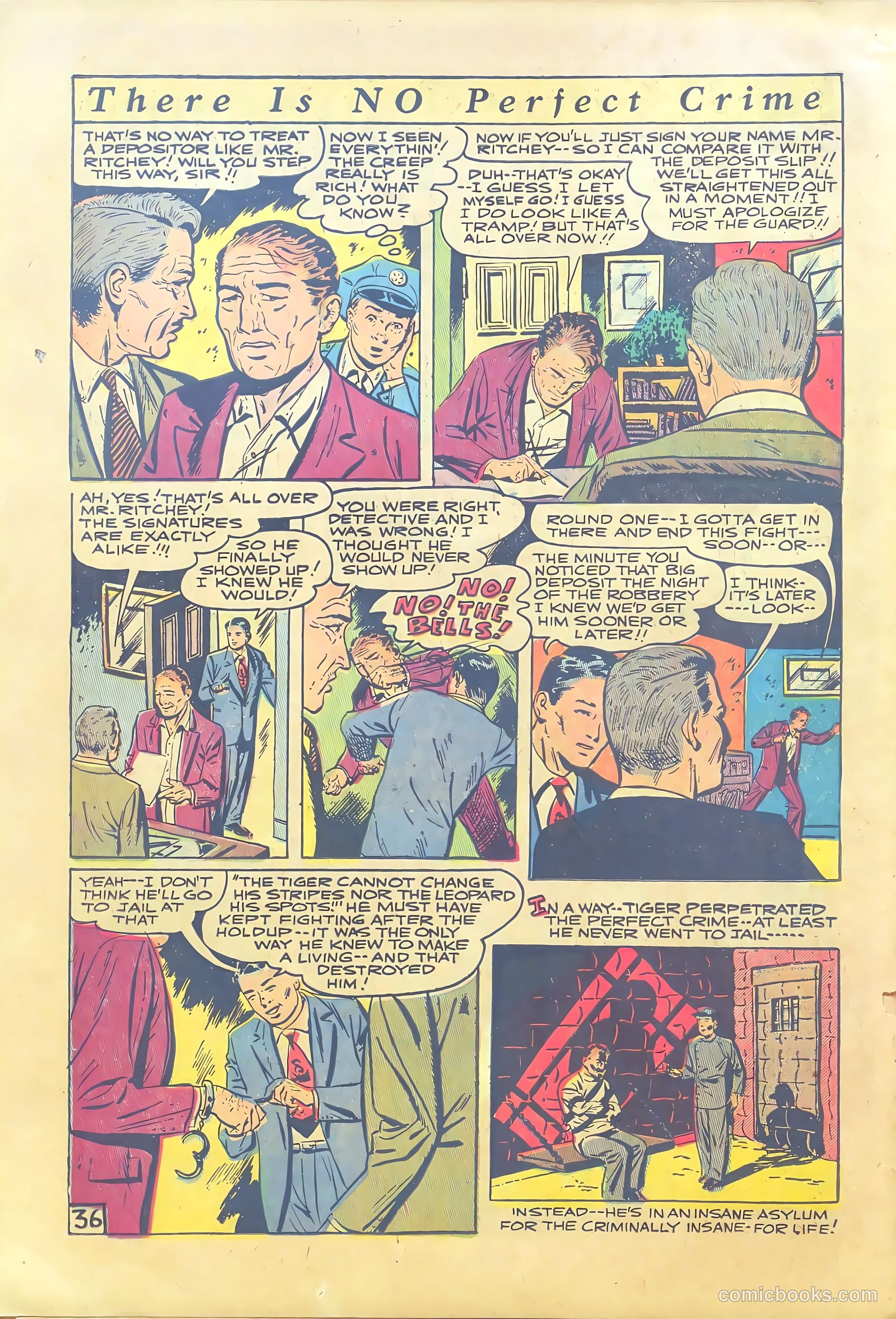 The Perfect Crime #6 (1951) — page 36 of 52