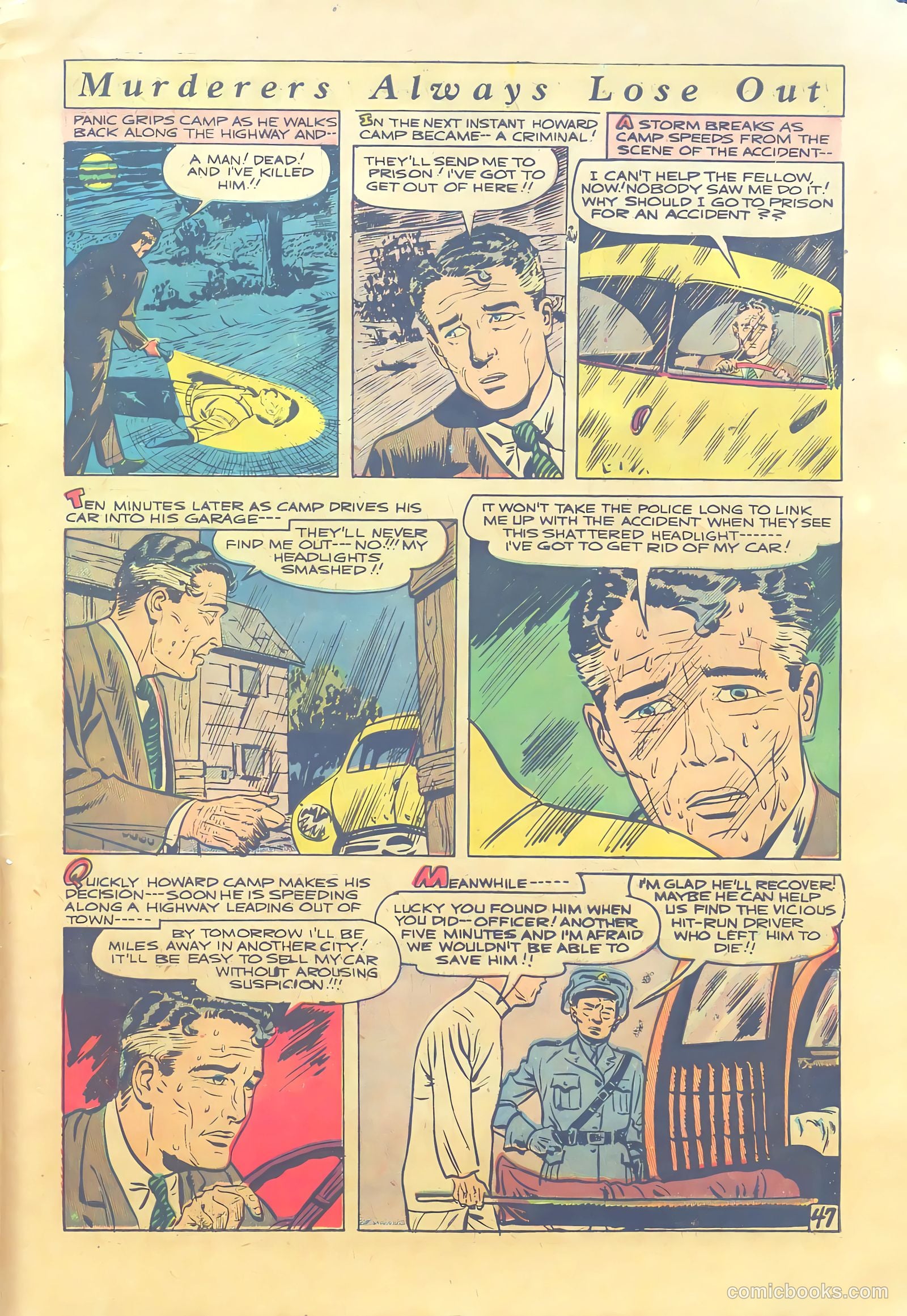 The Perfect Crime #6 (1951) — page 47 of 52
