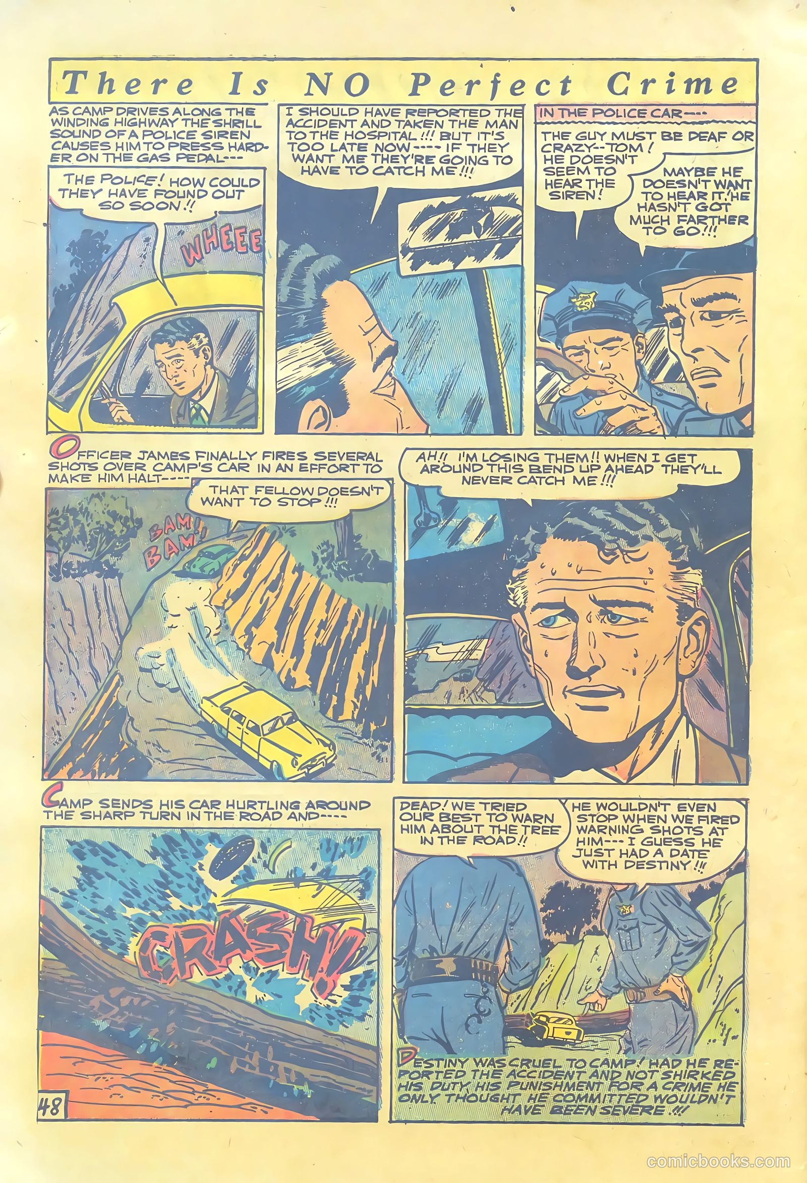 The Perfect Crime #6 (1951) — page 48 of 52