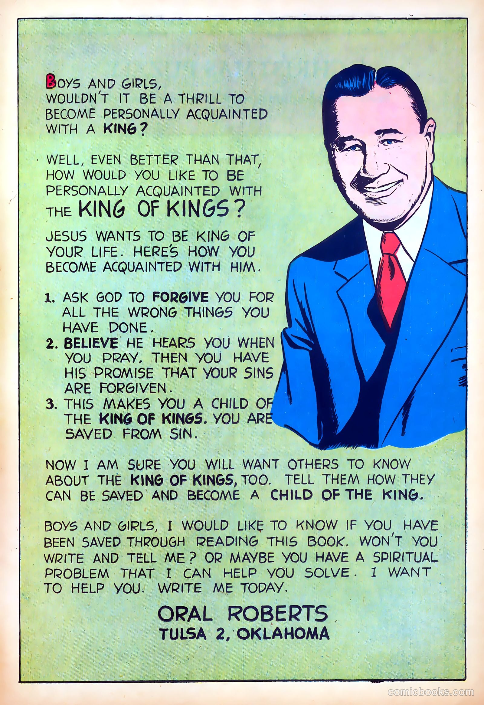 Oral Roberts' True Stories 112 - King of Kings #1 — page 27 of 37