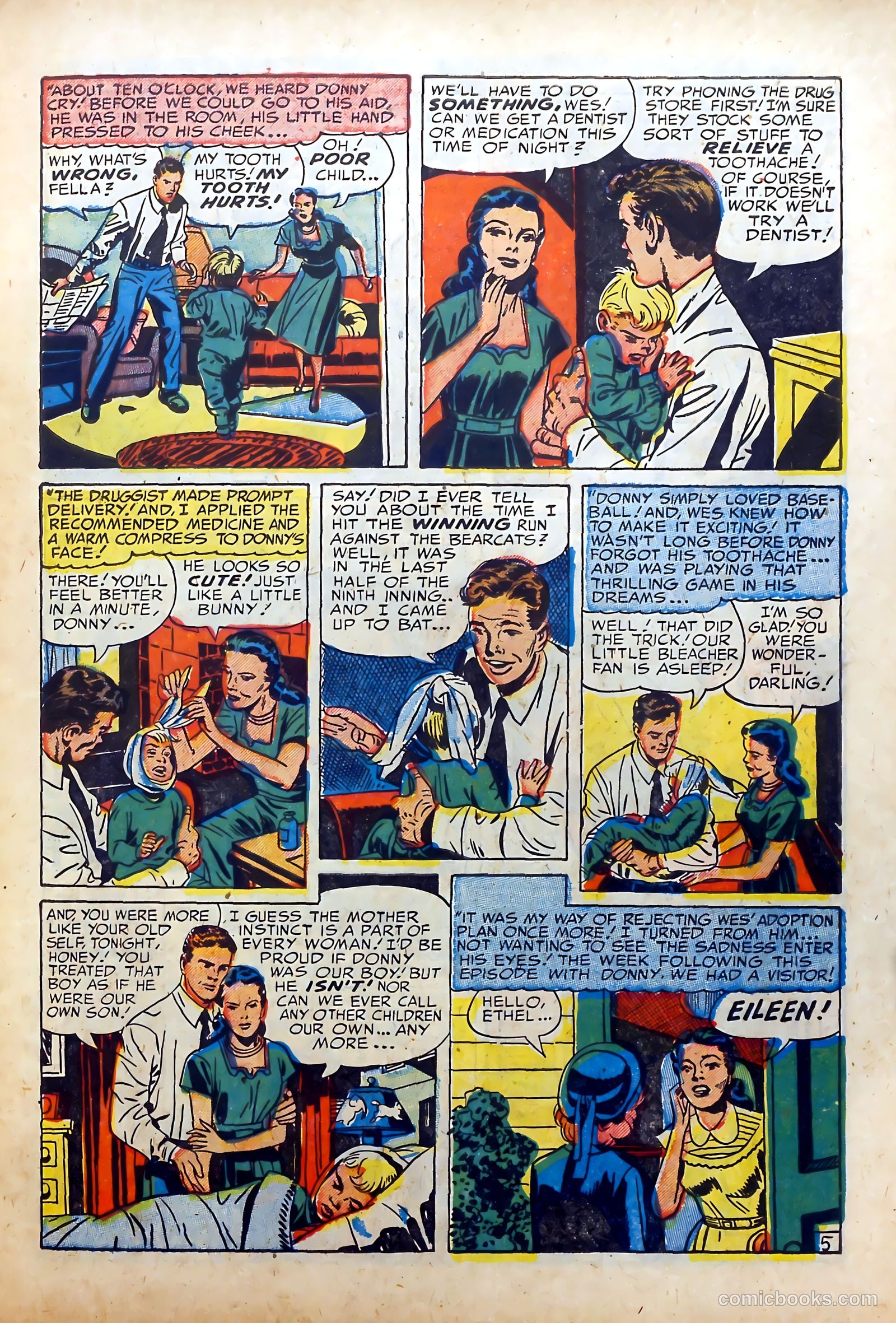 Young Brides #8 (1952) — page 7 of 36