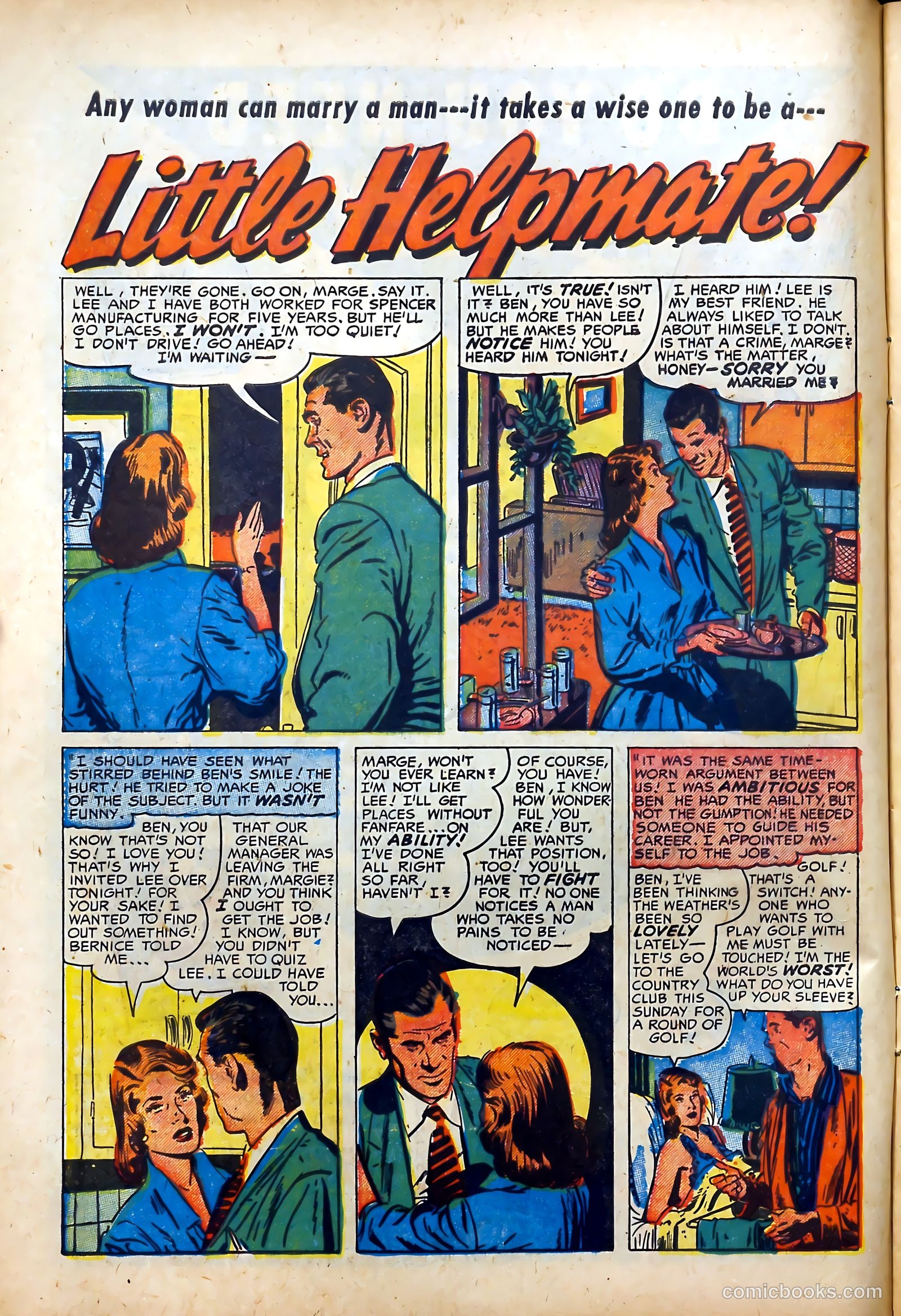 Young Brides #8 (1952) — page 10 of 36