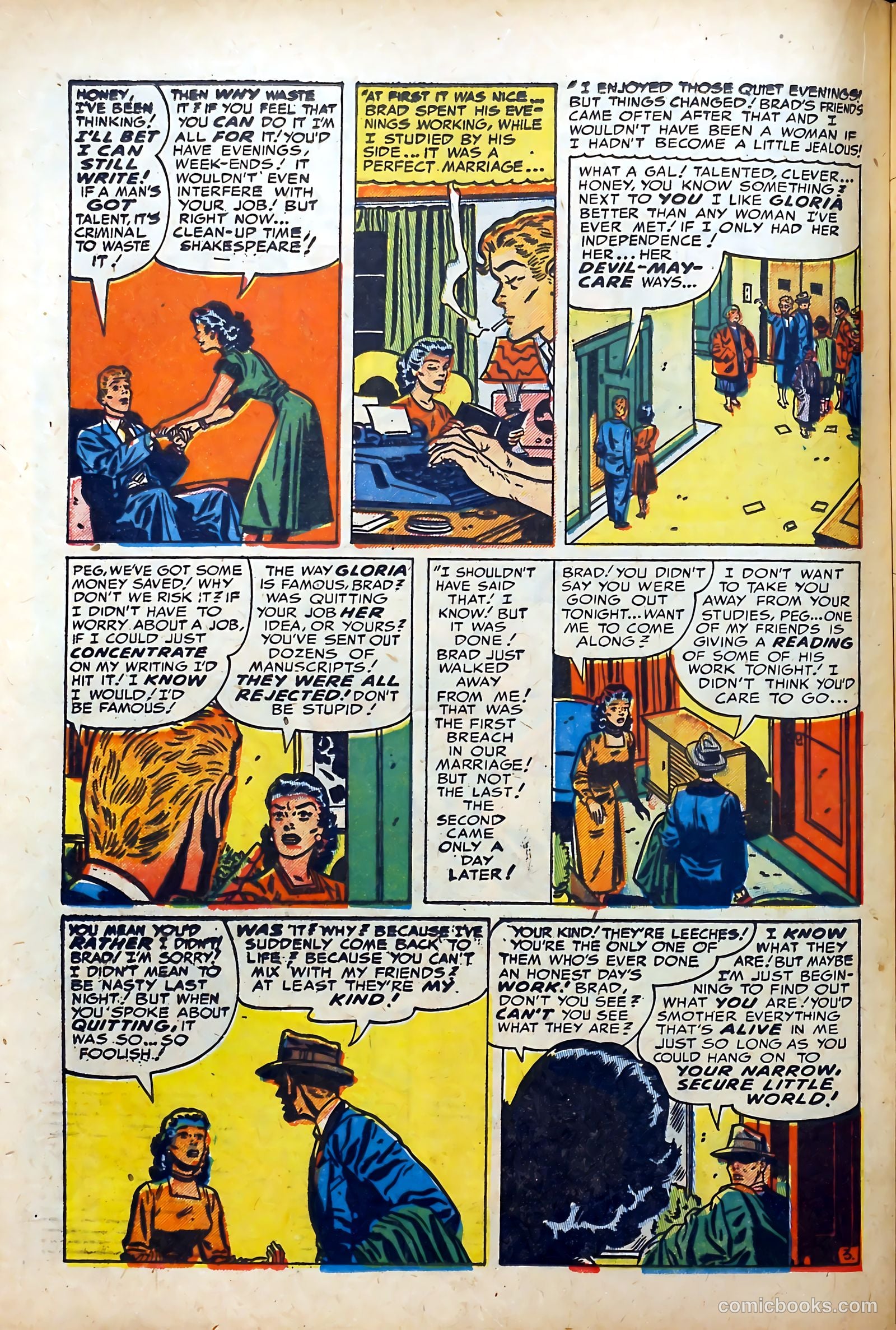 Young Brides #8 (1952) — page 20 of 36