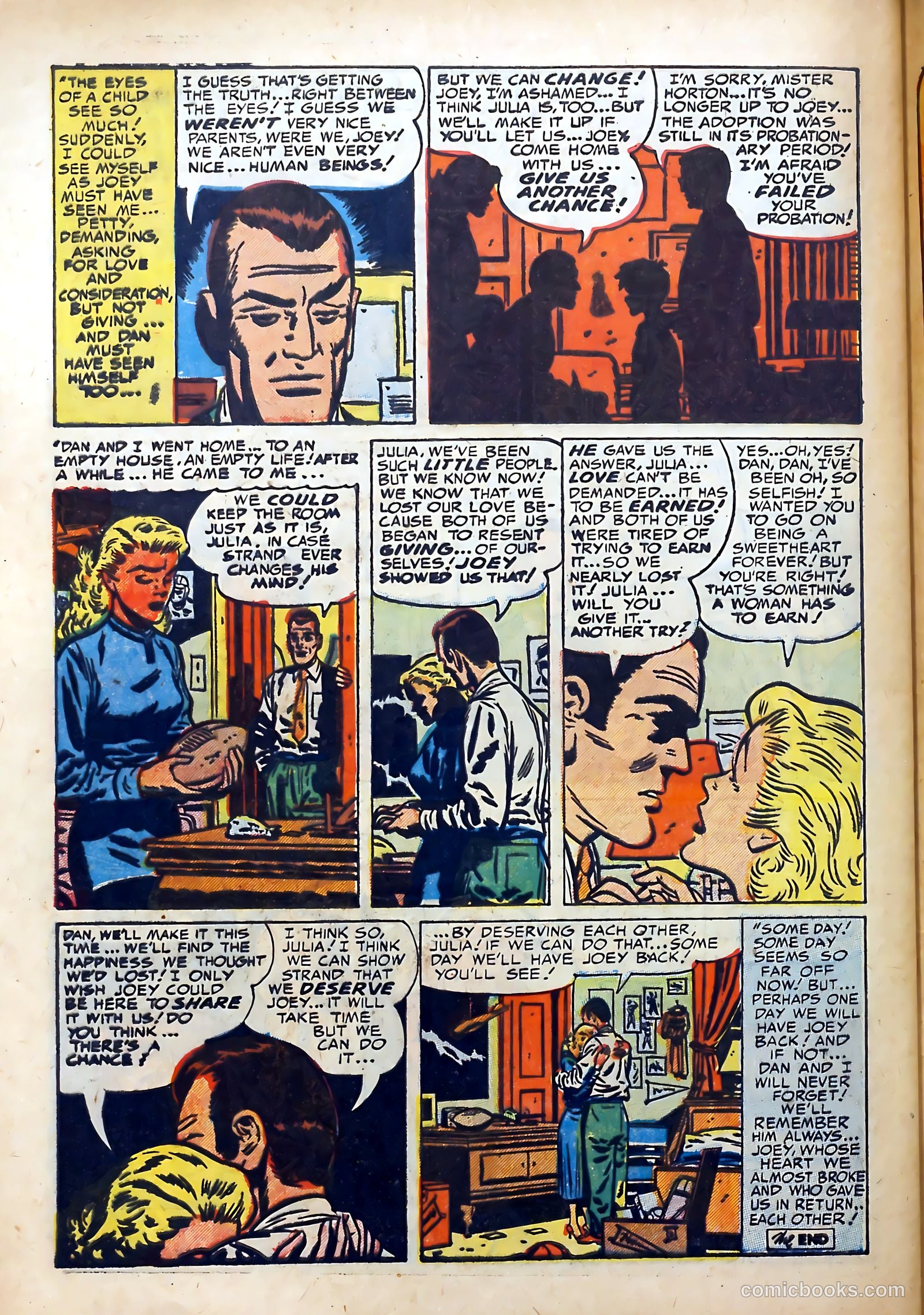 Young Brides #8 (1952) — page 32 of 36
