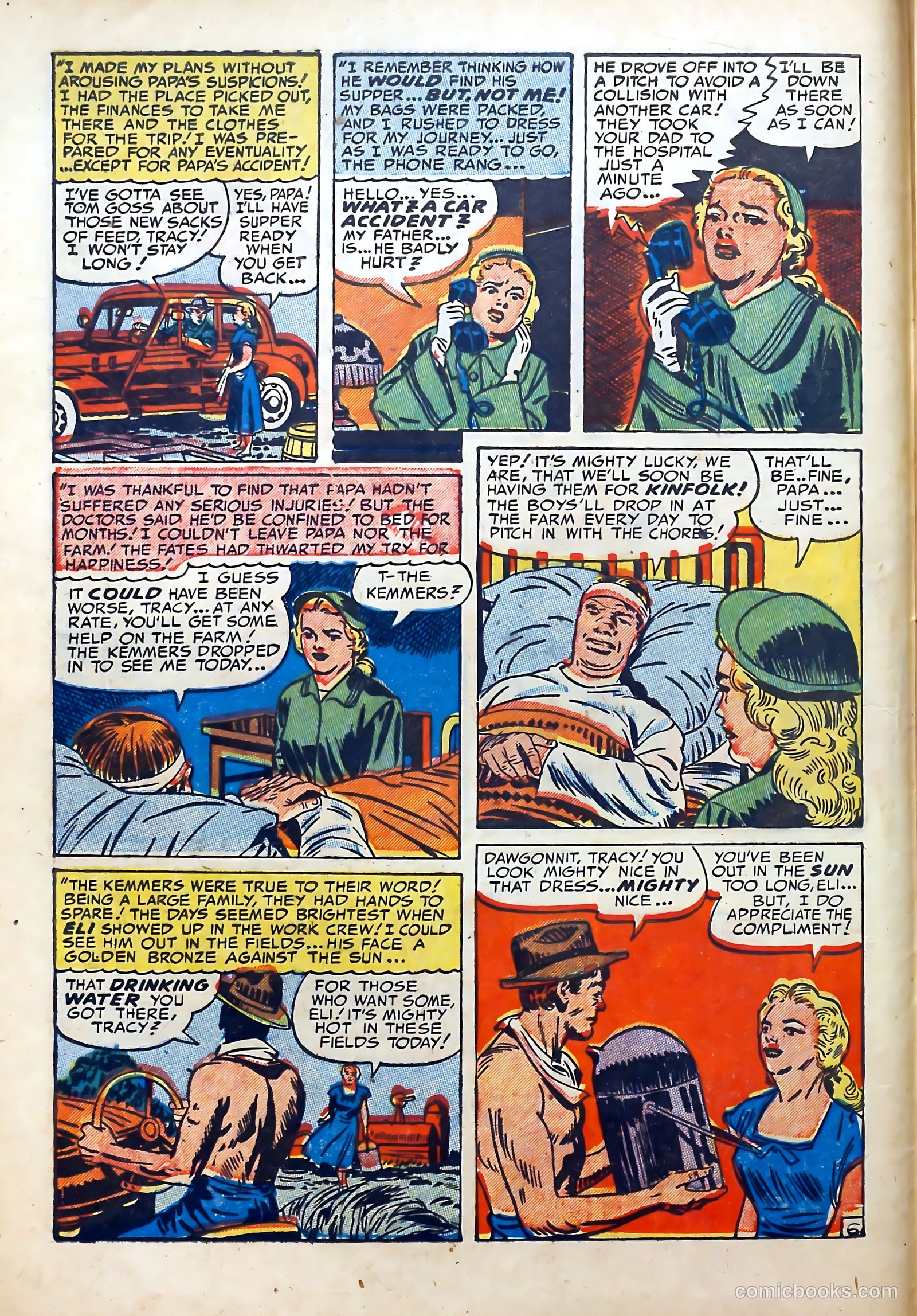 Young Brides #7 (1952) — page 8 of 36