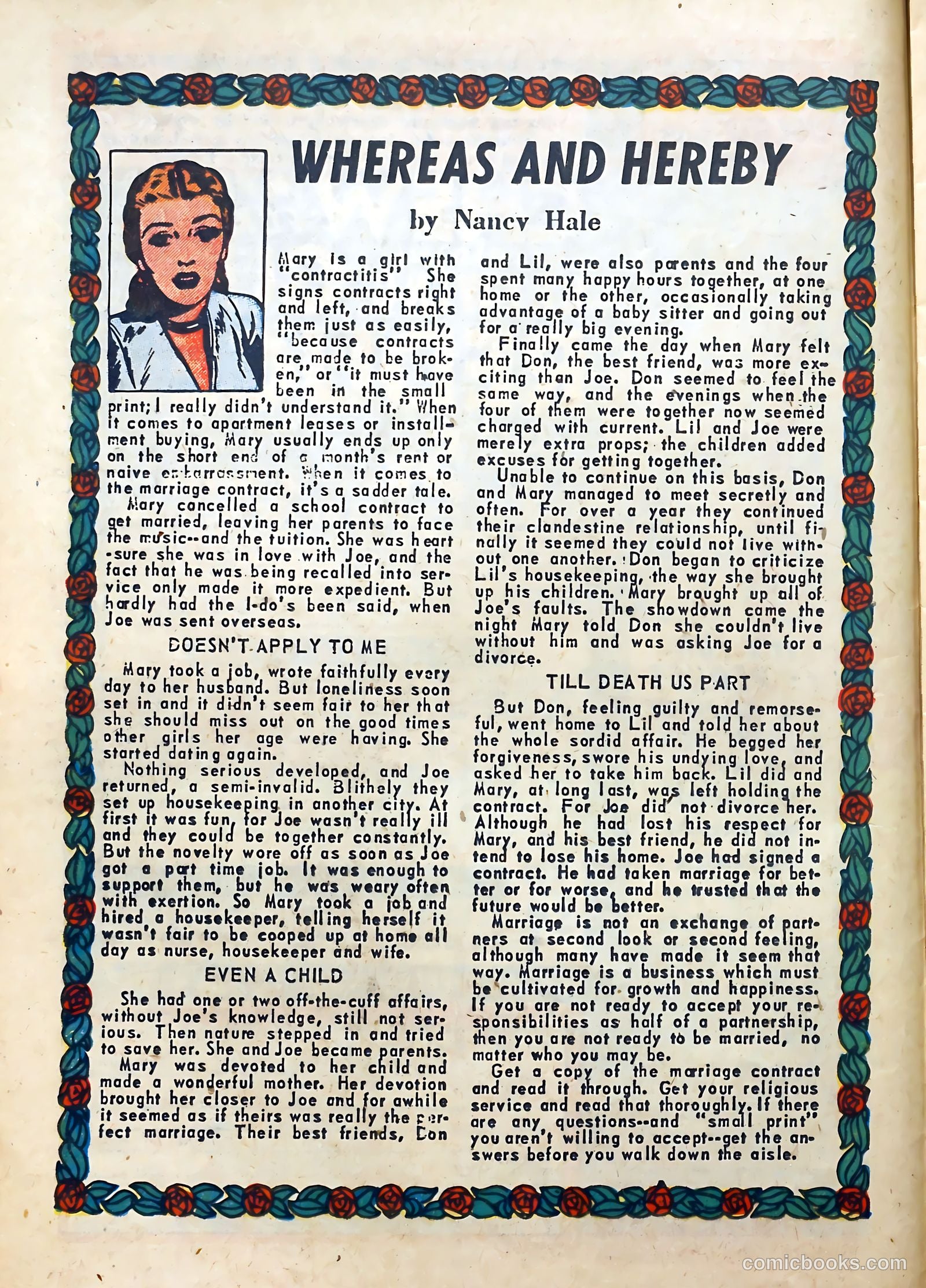 Young Brides #7 (1952) — page 12 of 36