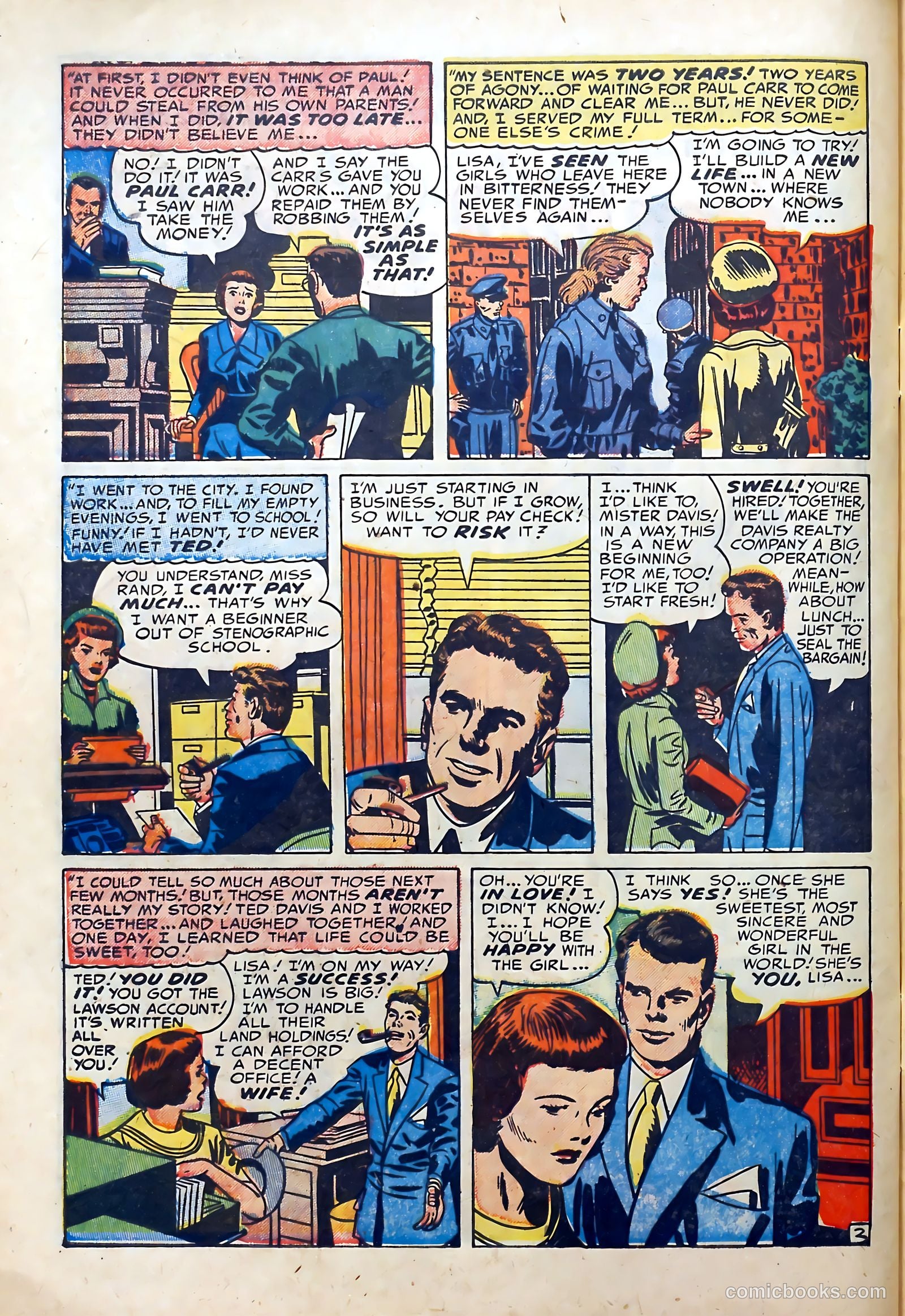 Young Brides #7 (1952) — page 28 of 36