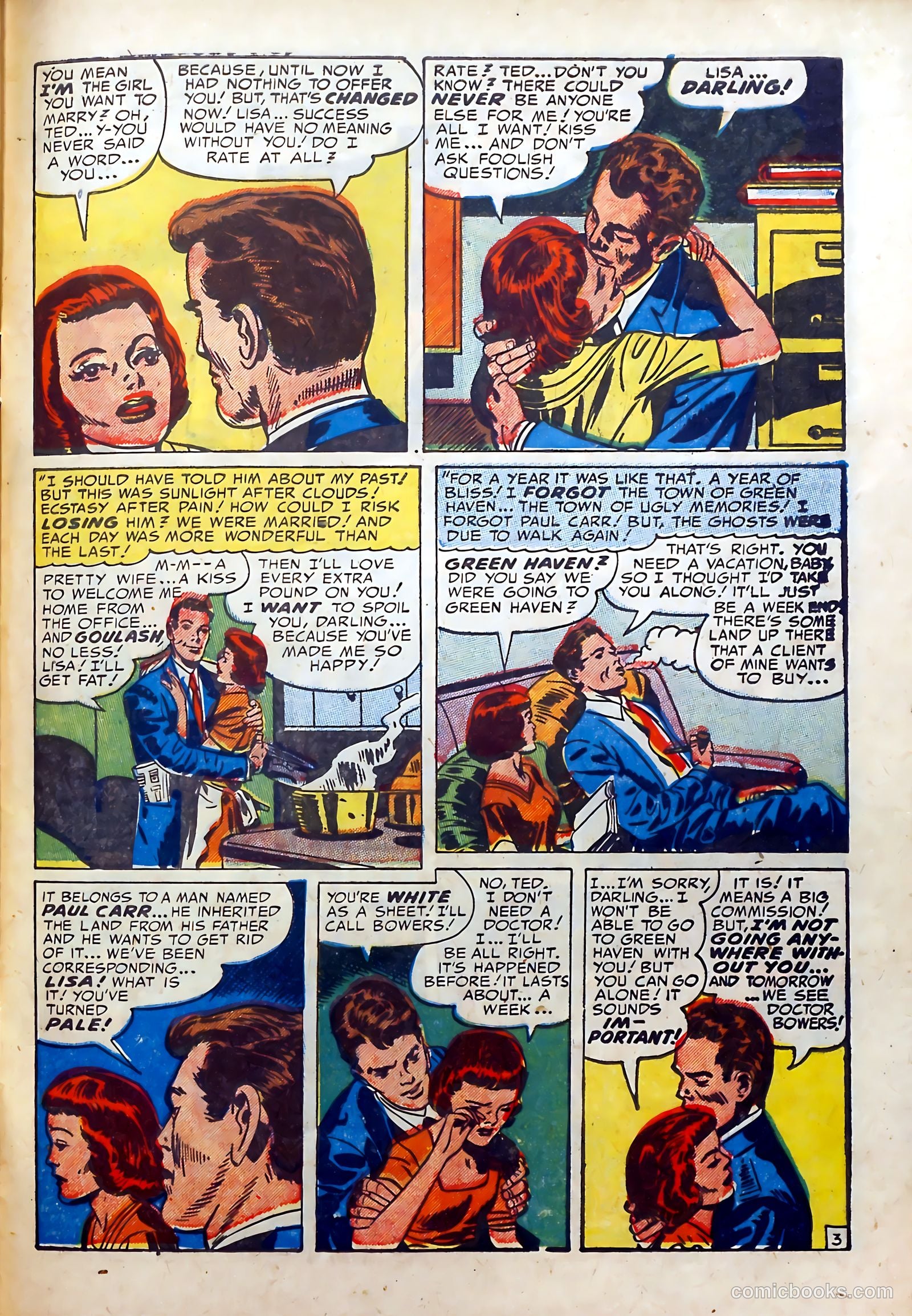 Young Brides #7 (1952) — page 29 of 36