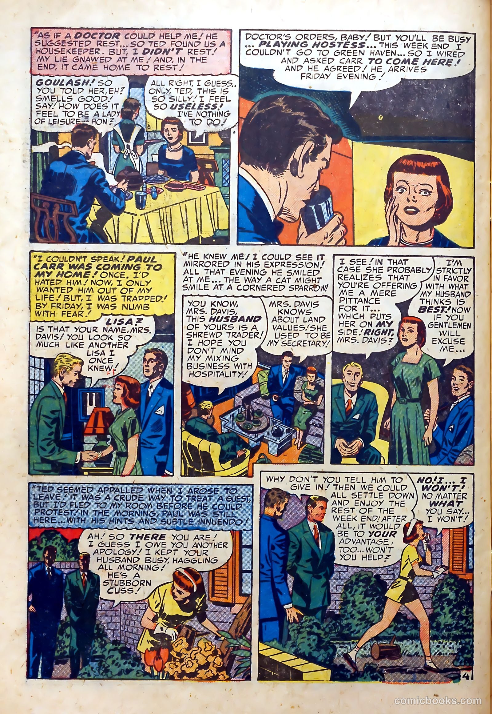Young Brides #7 (1952) — page 30 of 36