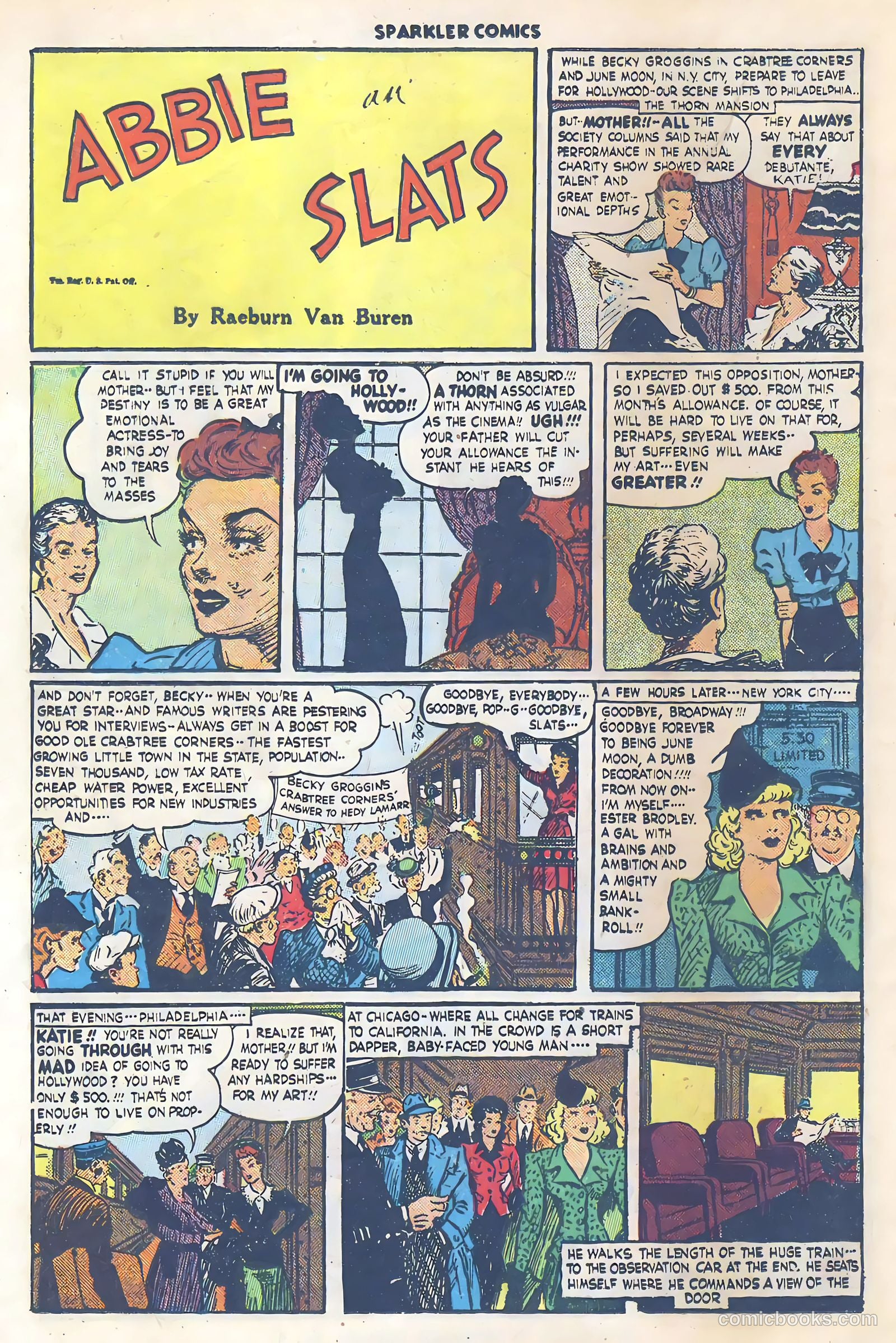 Sparkler Comics #40 (1948) — page 16 of 41