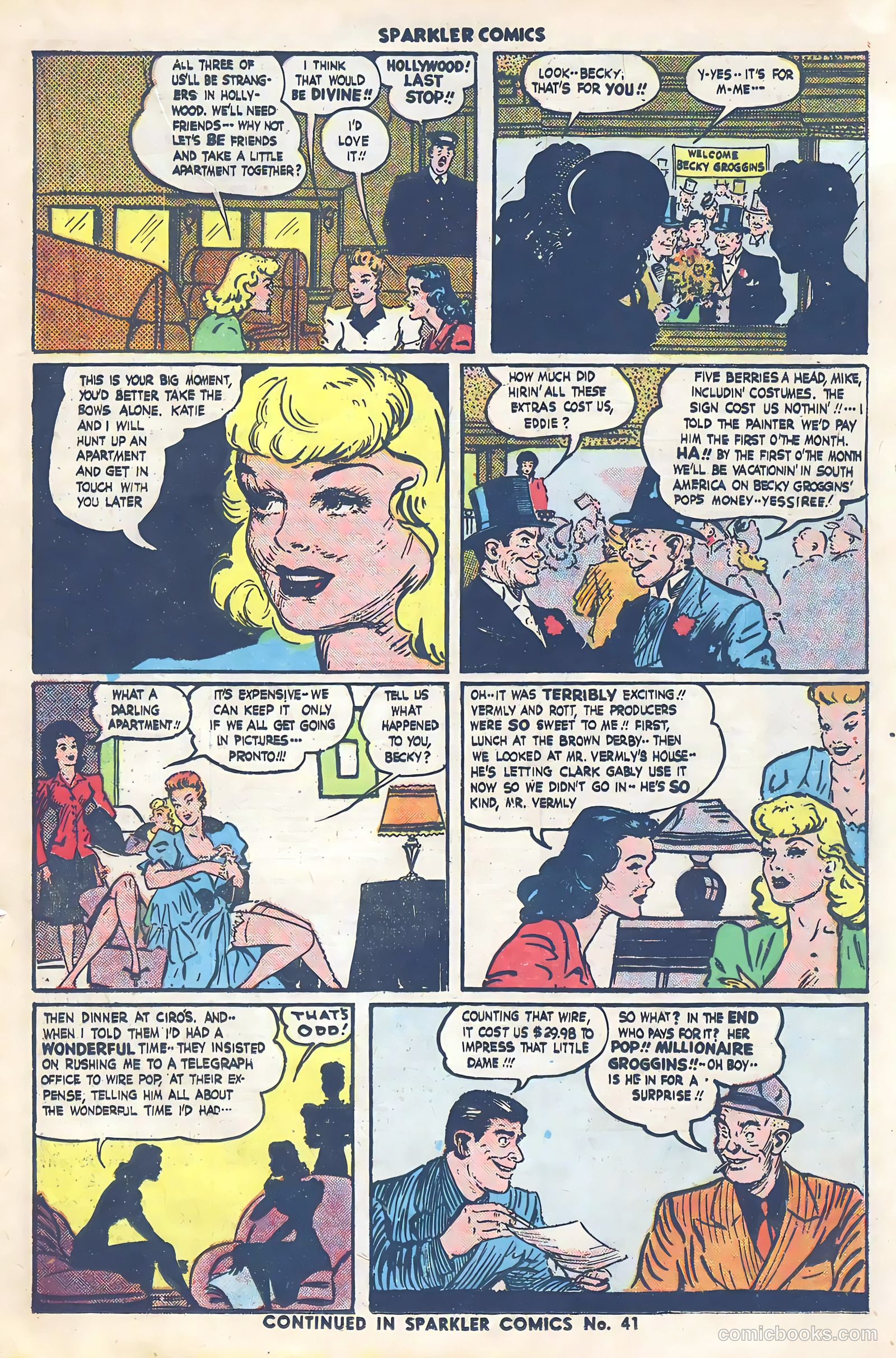 Sparkler Comics #40 (1948) — page 19 of 41