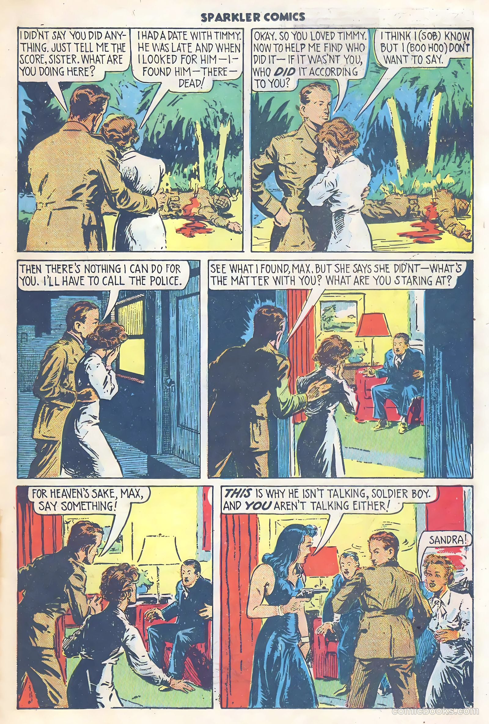 Sparkler Comics #40 (1948) — page 25 of 41