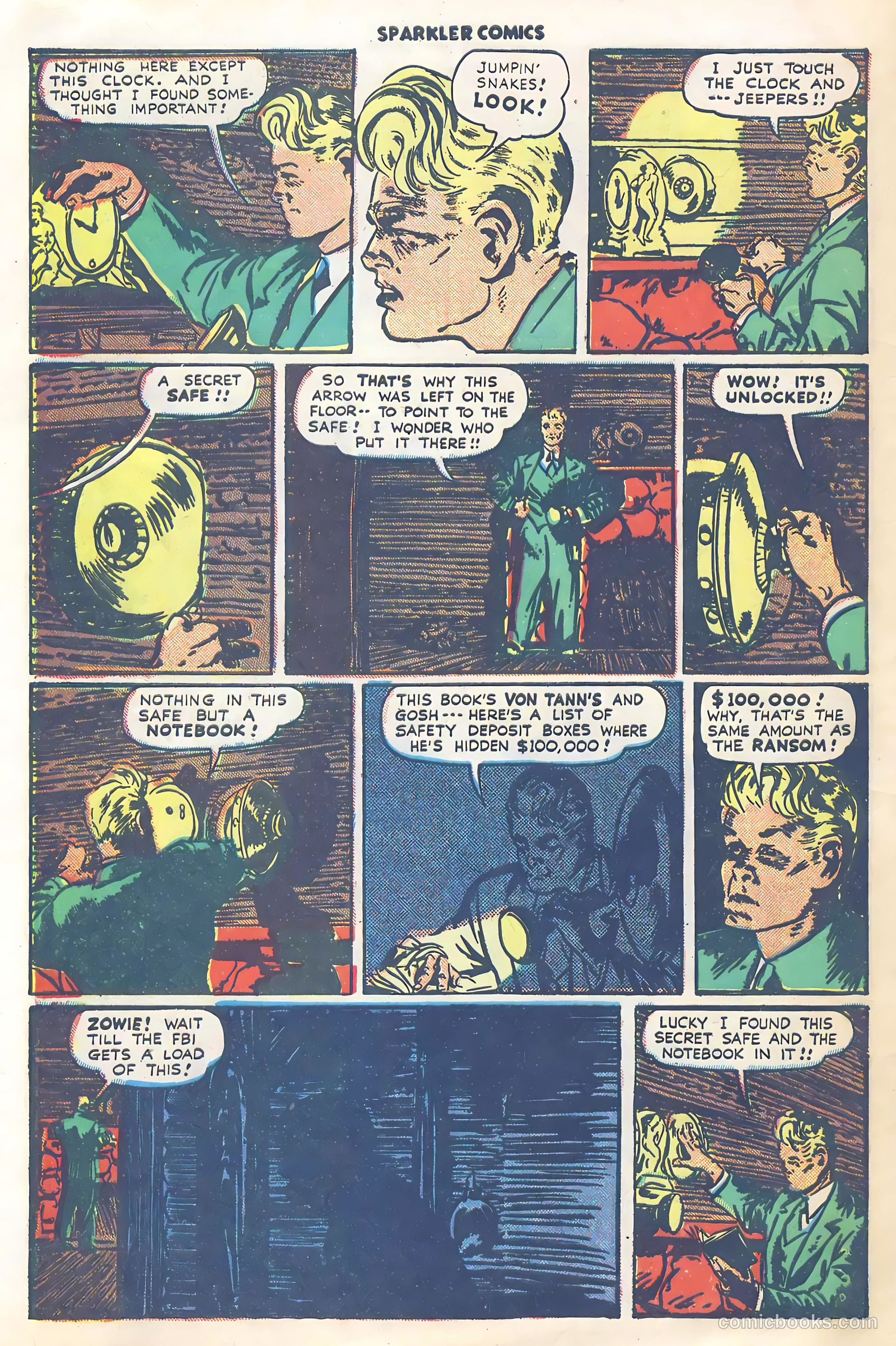 Sparkler Comics #40 (1948) — page 35 of 41