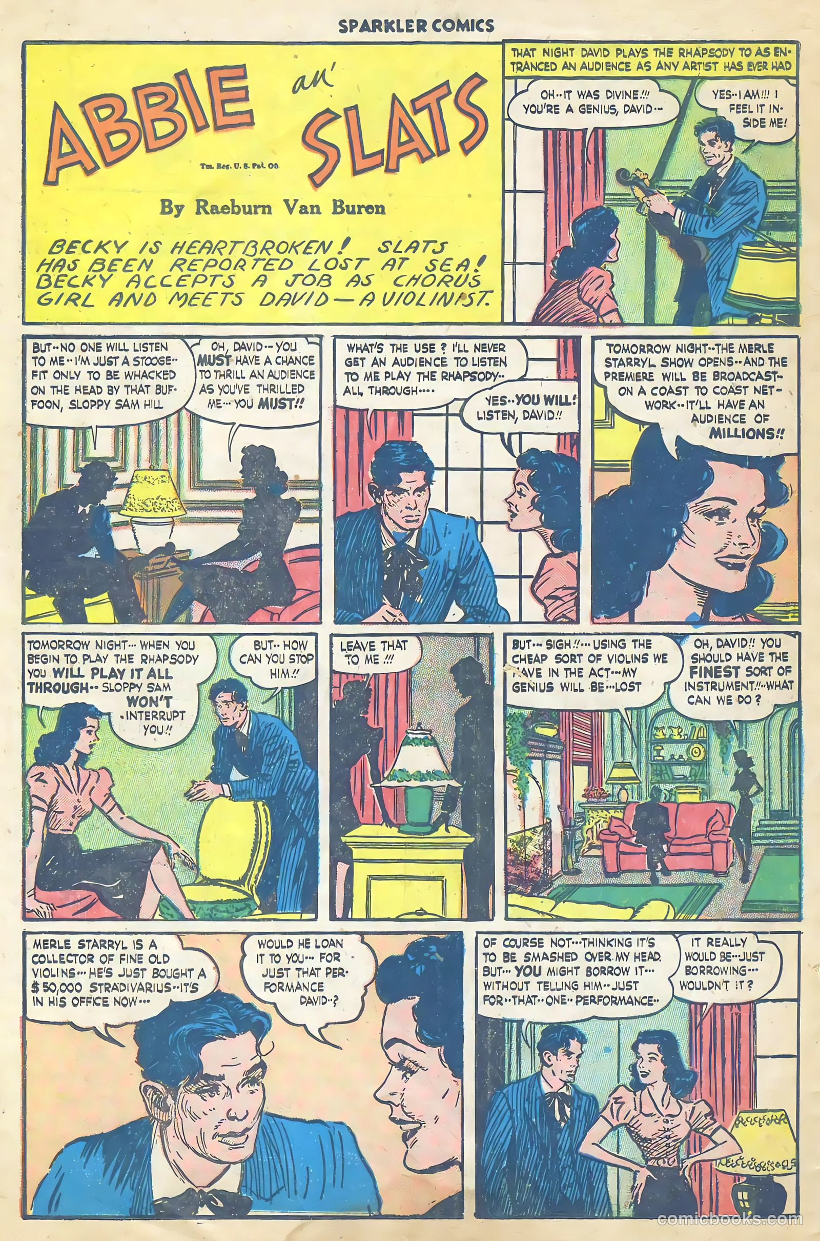 Sparkler Comics #46 (1948) — page 16 of 26