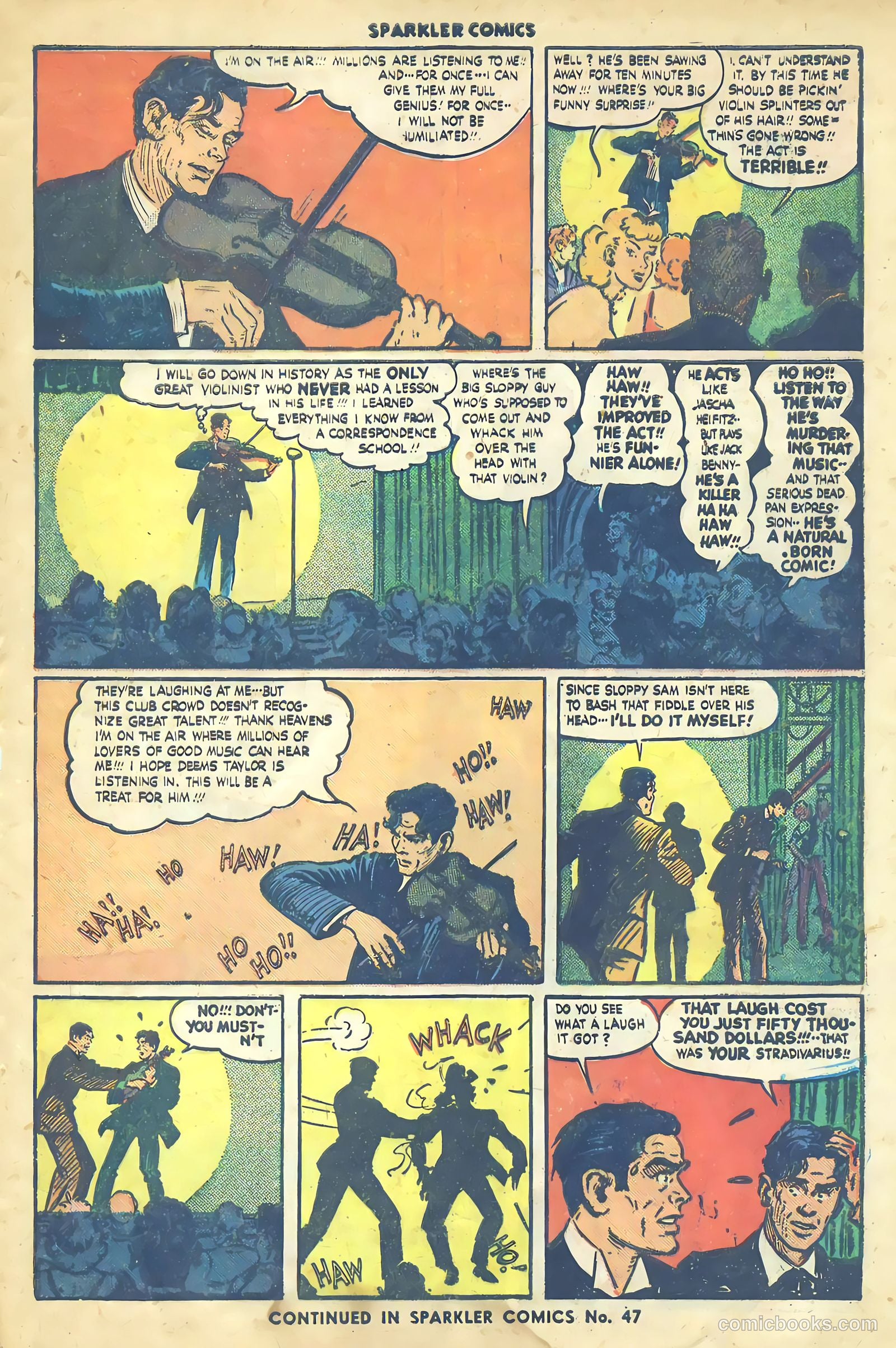 Sparkler Comics #46 (1948) — page 19 of 26