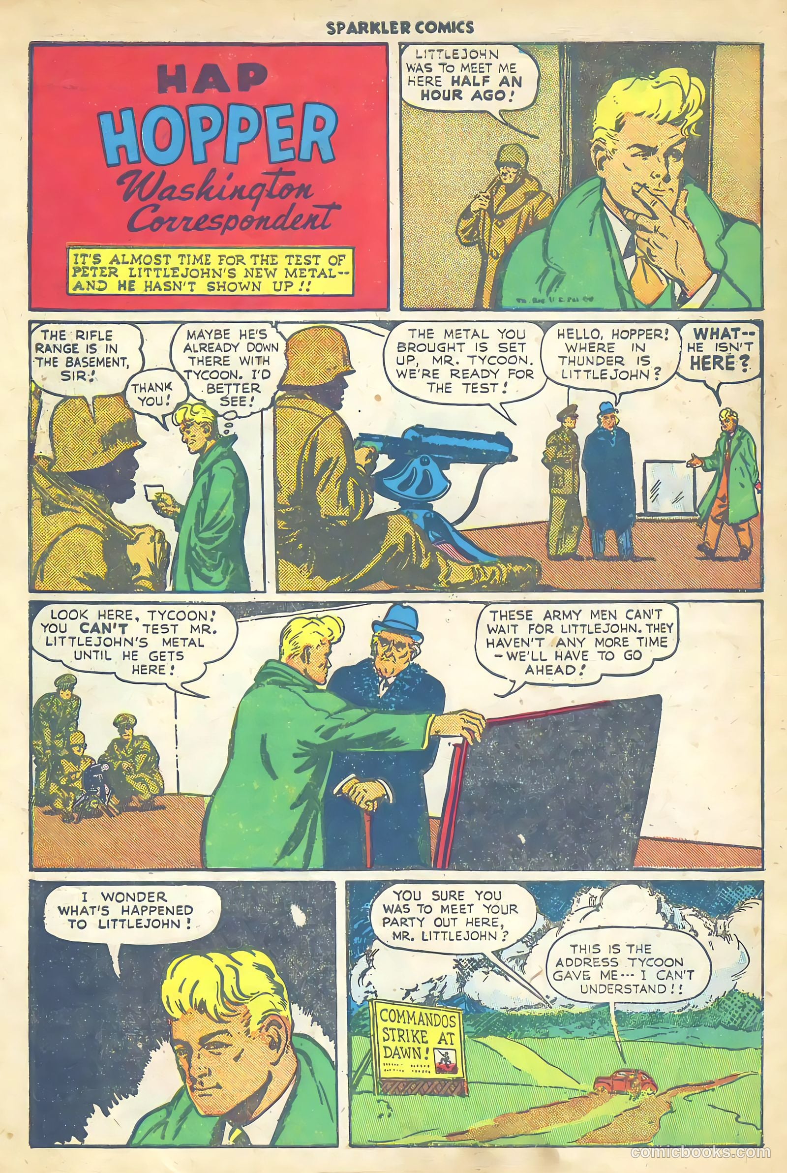 Sparkler Comics #46 (1948) — page 20 of 26