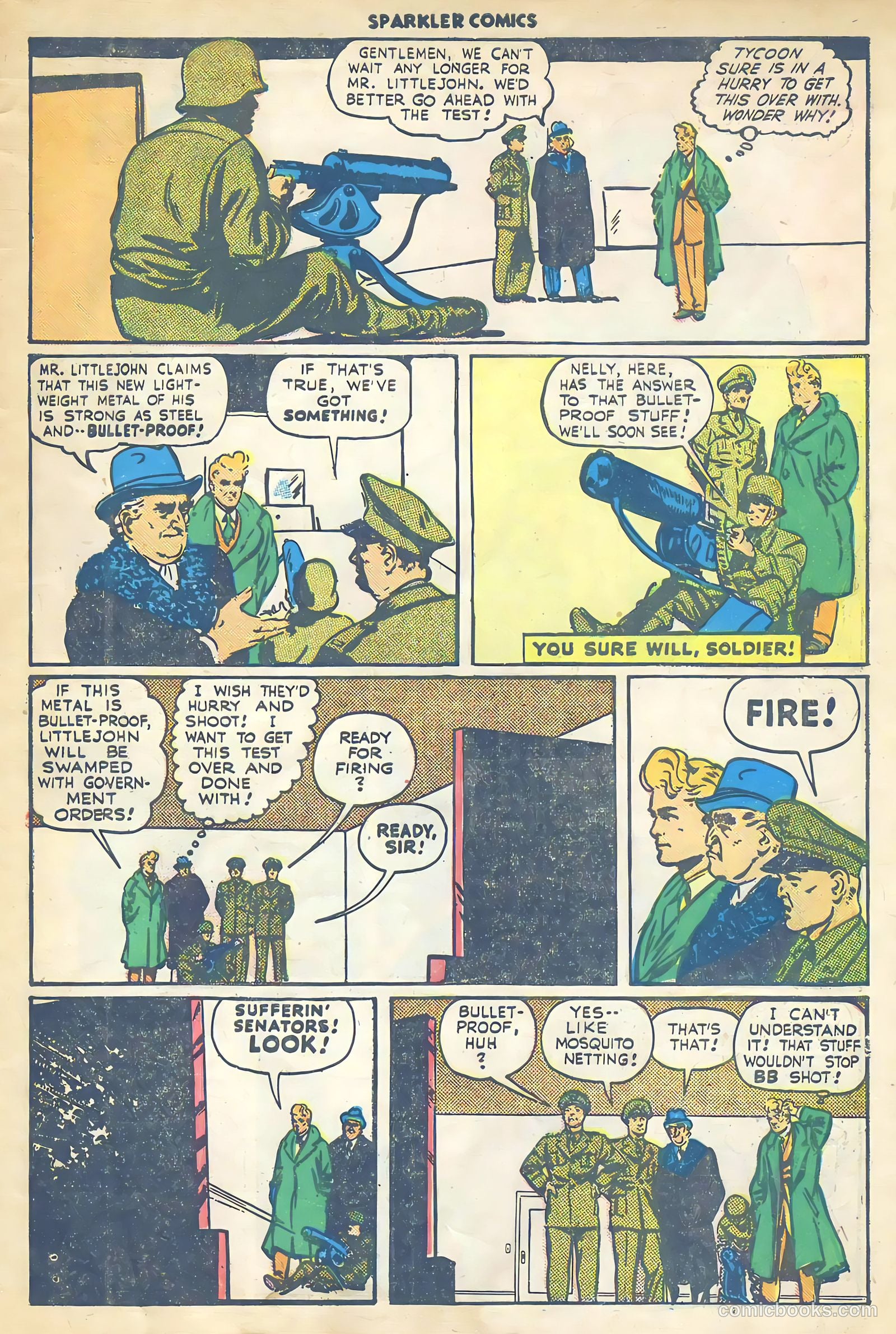 Sparkler Comics #46 (1948) — page 21 of 26