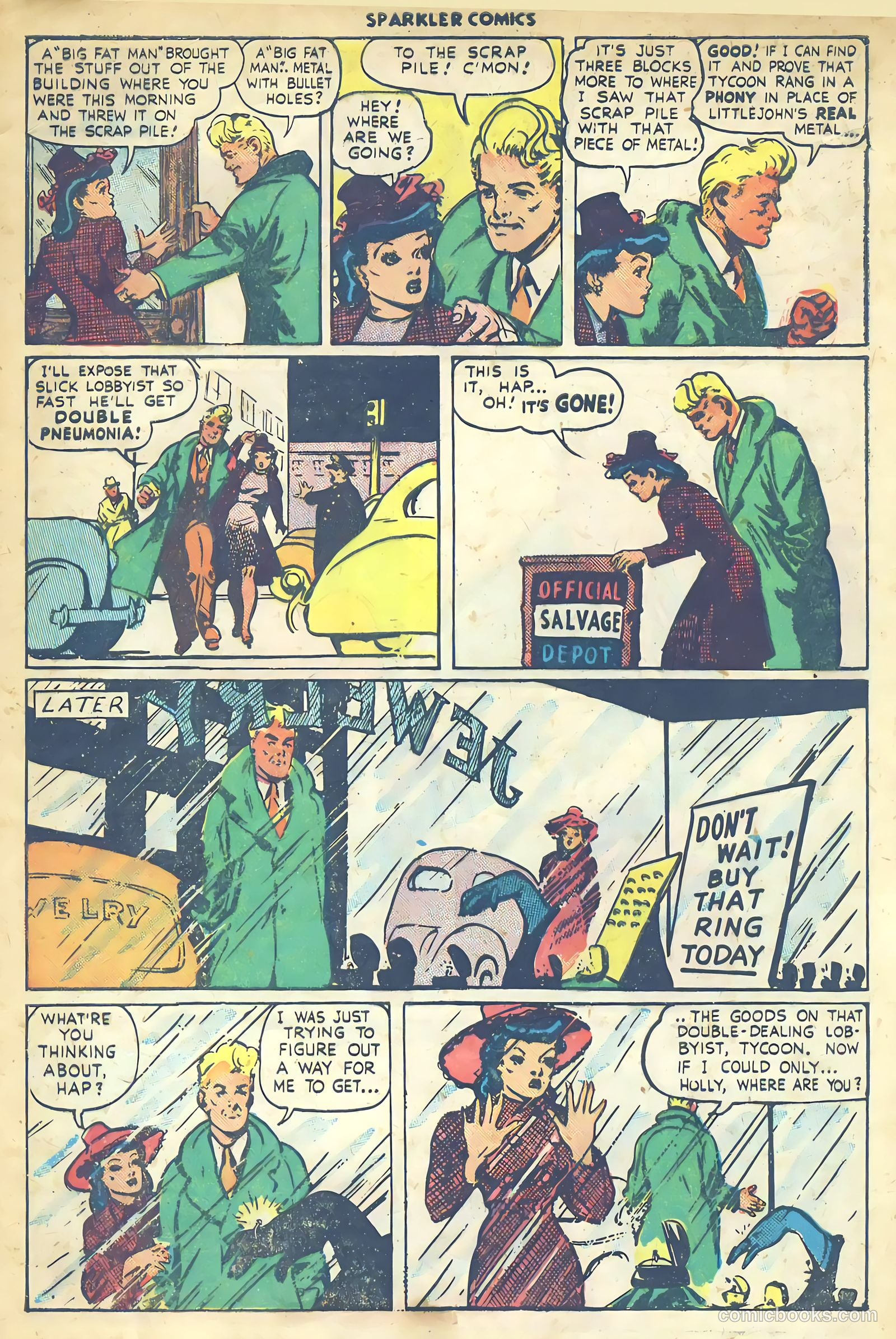 Sparkler Comics #46 (1948) — page 23 of 26