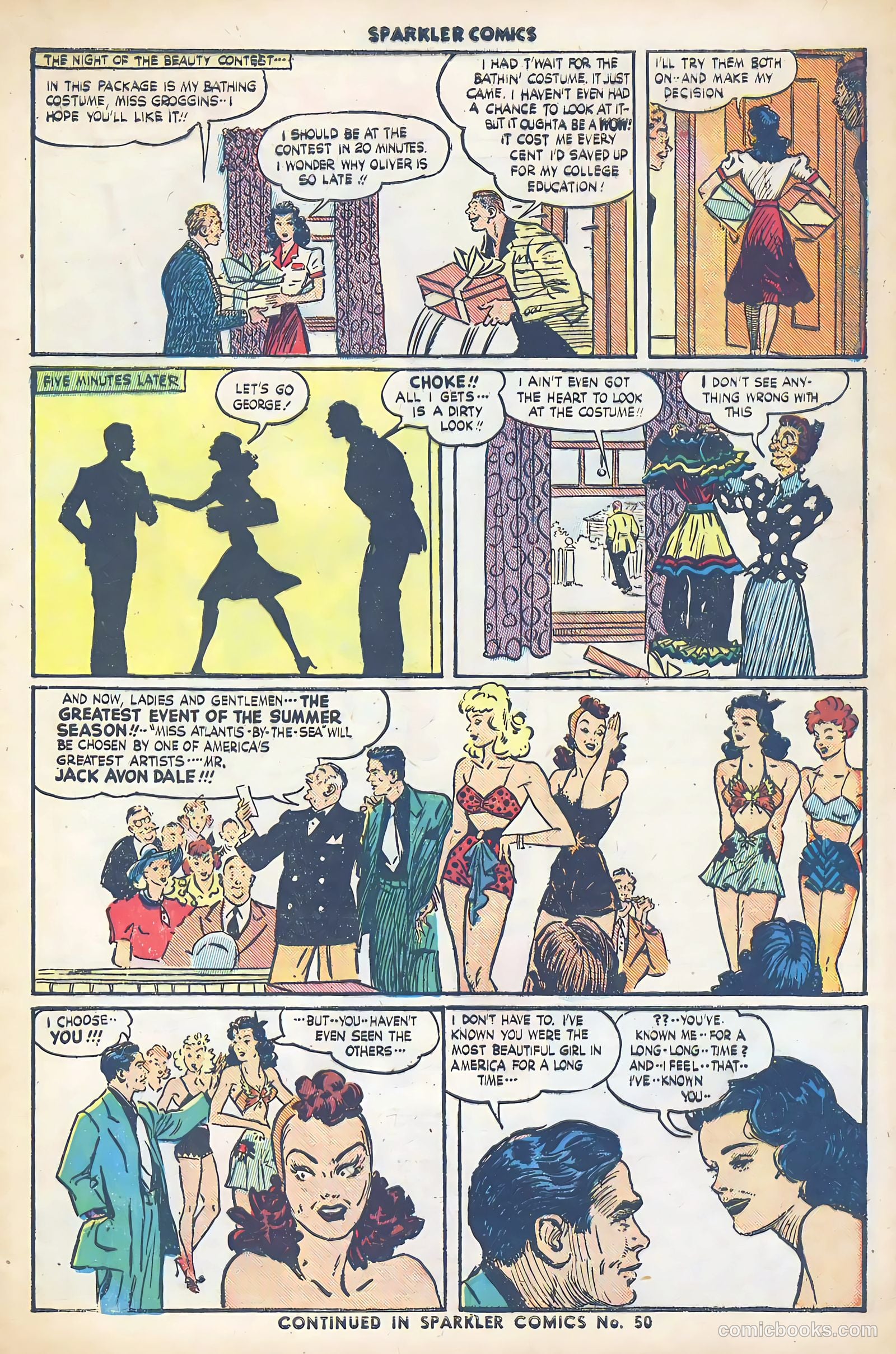 Sparkler Comics #49 (1948) — page 28 of 41