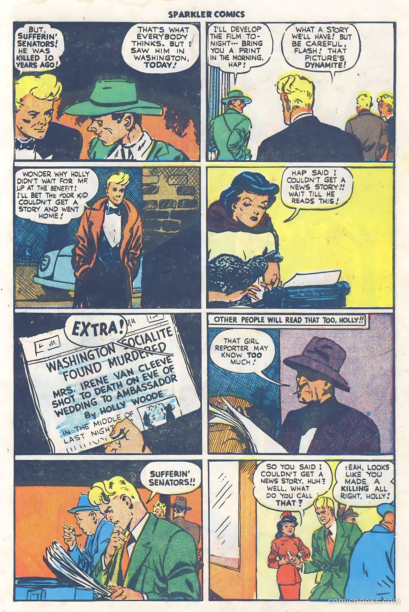 Sparkler Comics #51 (1948) — page 32 of 41