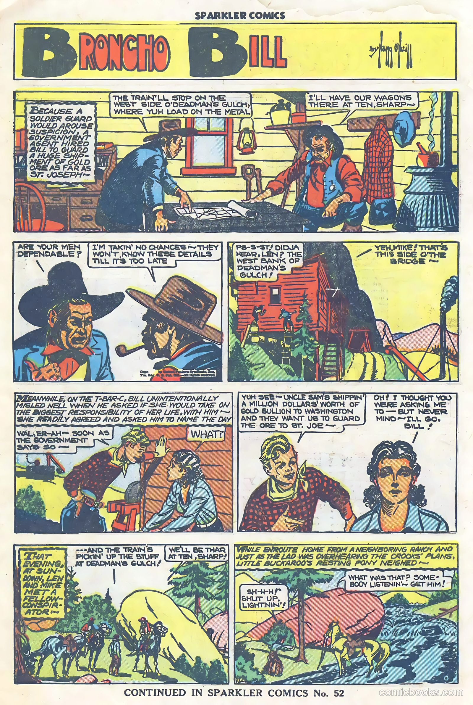 Sparkler Comics #51 (1948) — page 37 of 41