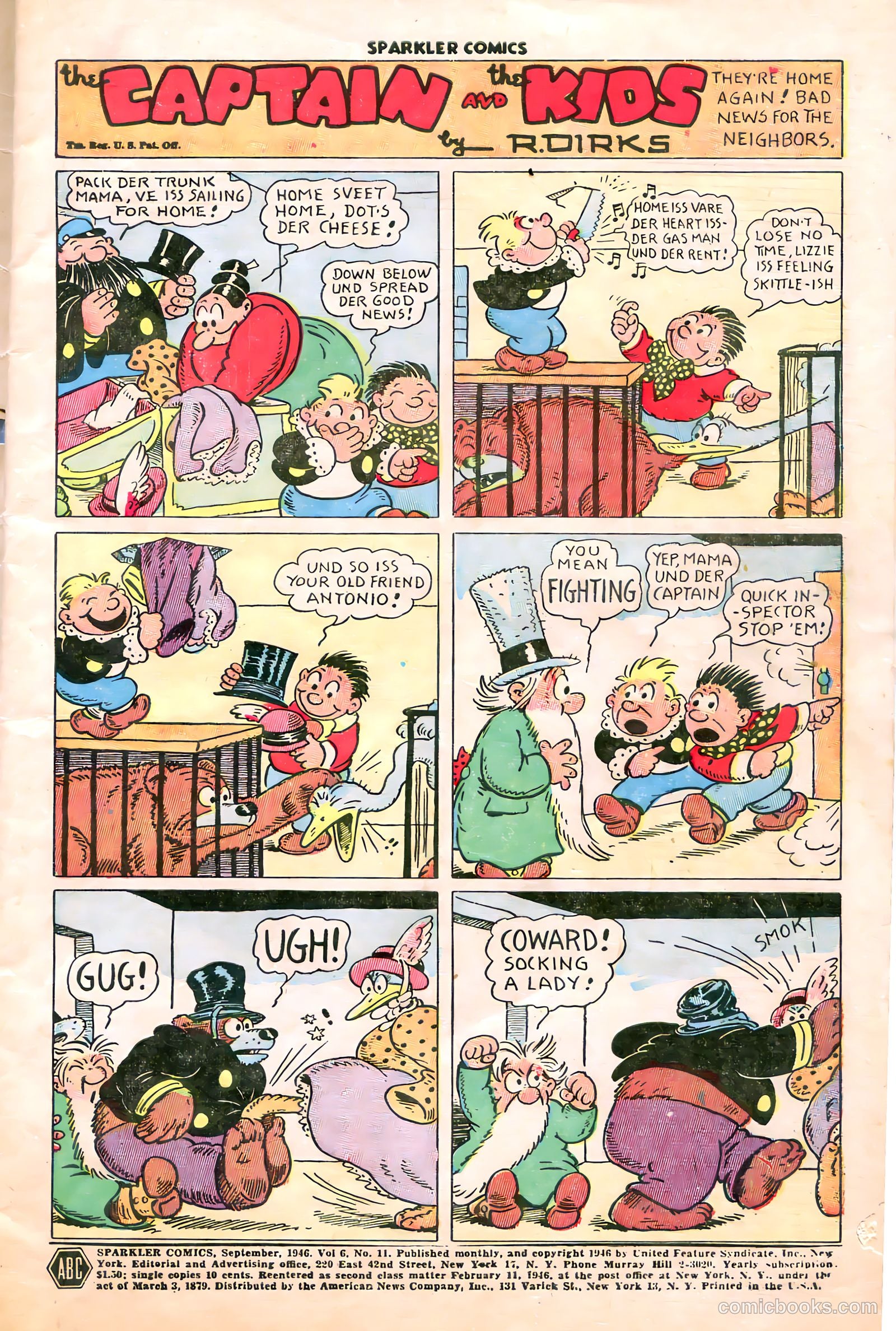 Sparkler Comics #59 (1948) — page 3 of 36