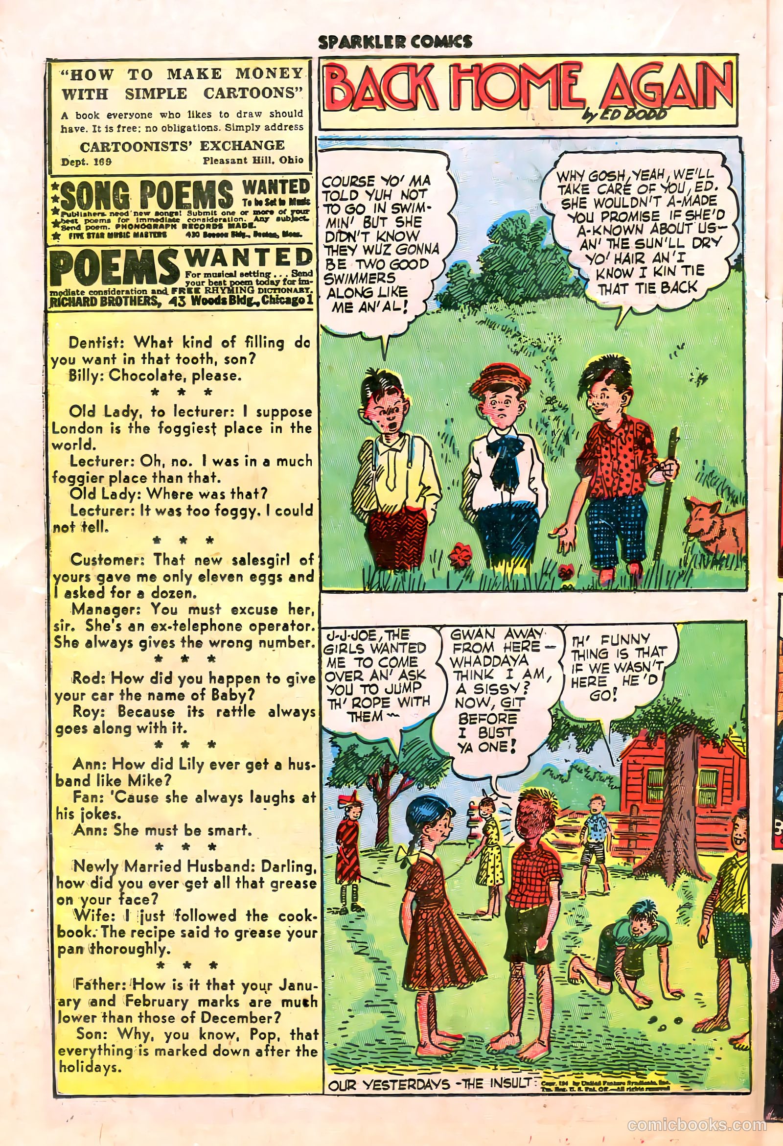 Sparkler Comics #59 (1948) — page 20 of 36
