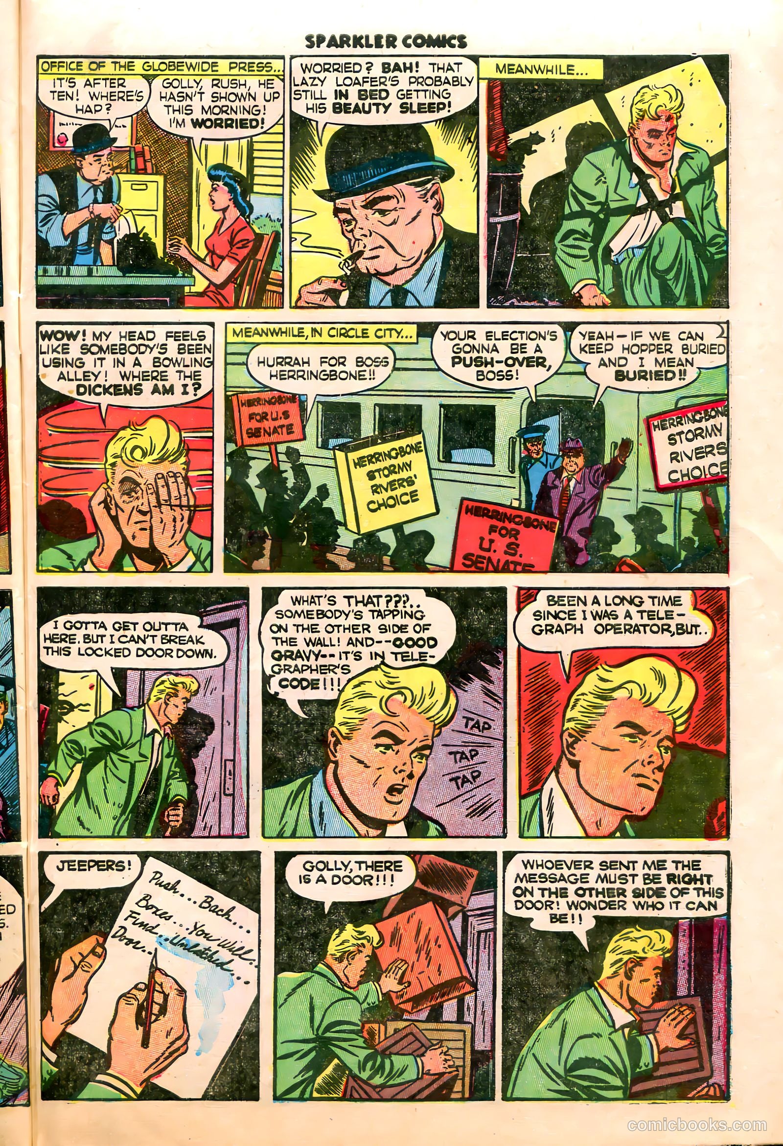 Sparkler Comics #59 (1948) — page 25 of 36